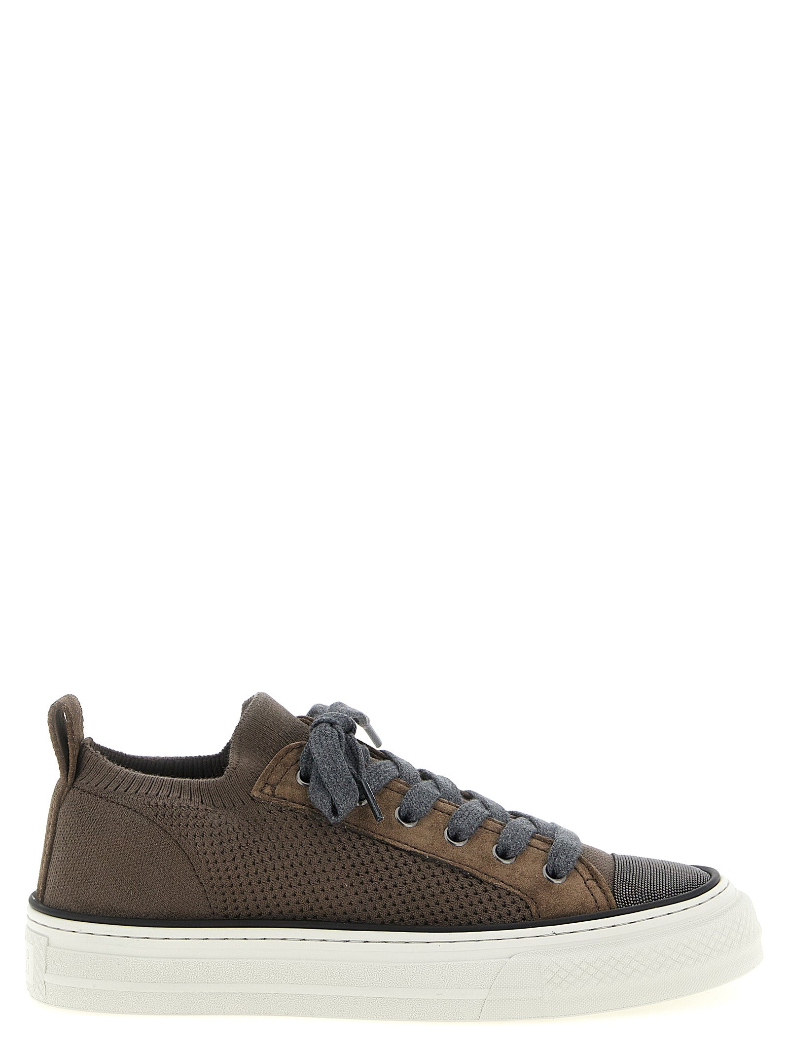 Brunello Cucinelli Women's Monile Knit Sneakers