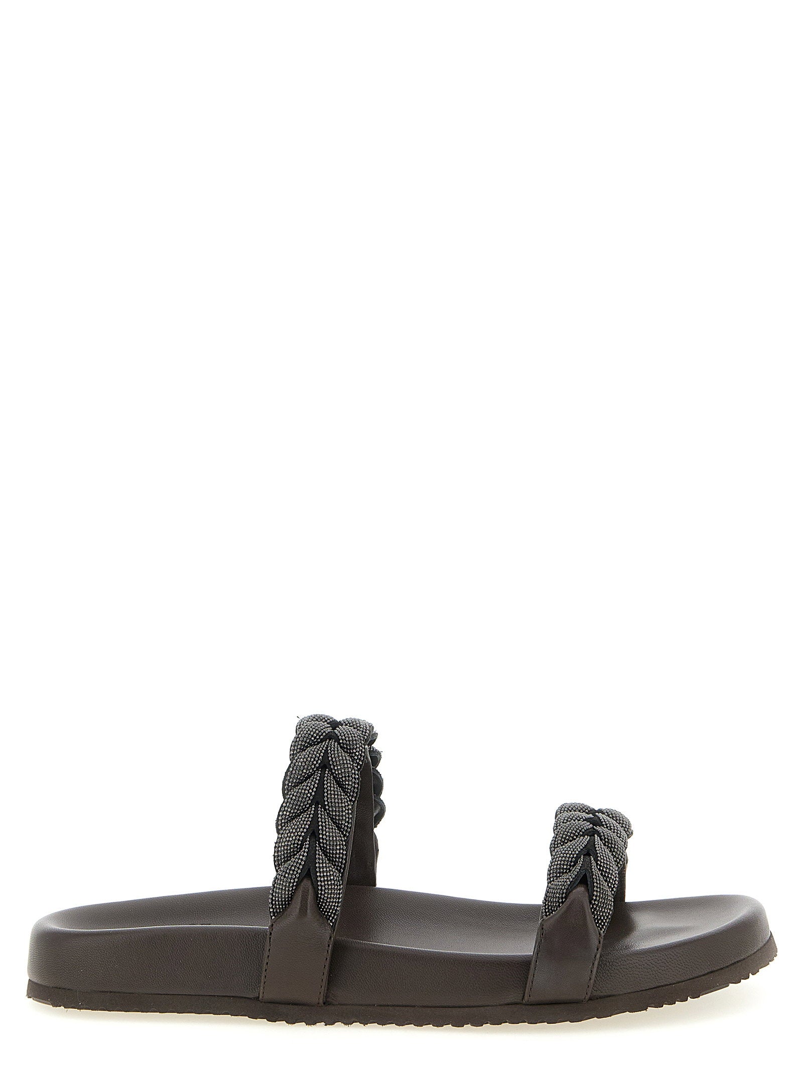 Brunello Cucinelli Women's Precious Braided Straps Sandals
