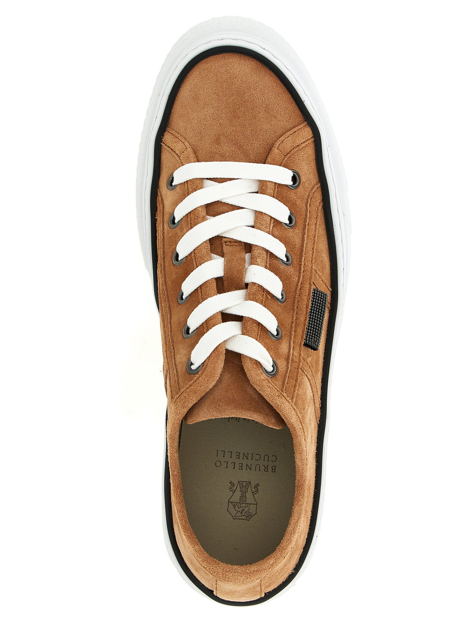 Brunello Cucinelli Women's Shiny Tab Sneakers