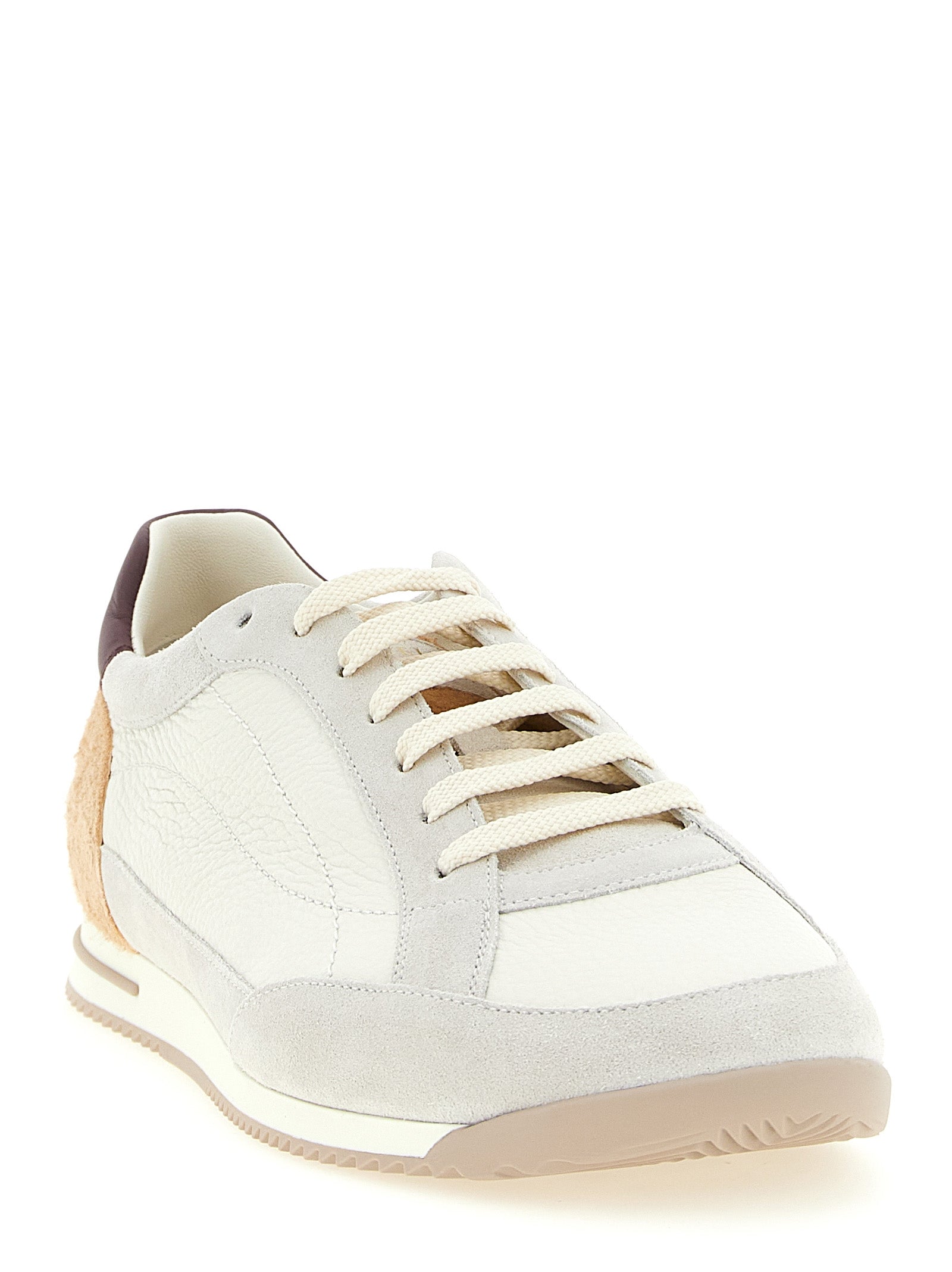 Brunello Cucinelli Men's Deer And Suede Sneakers