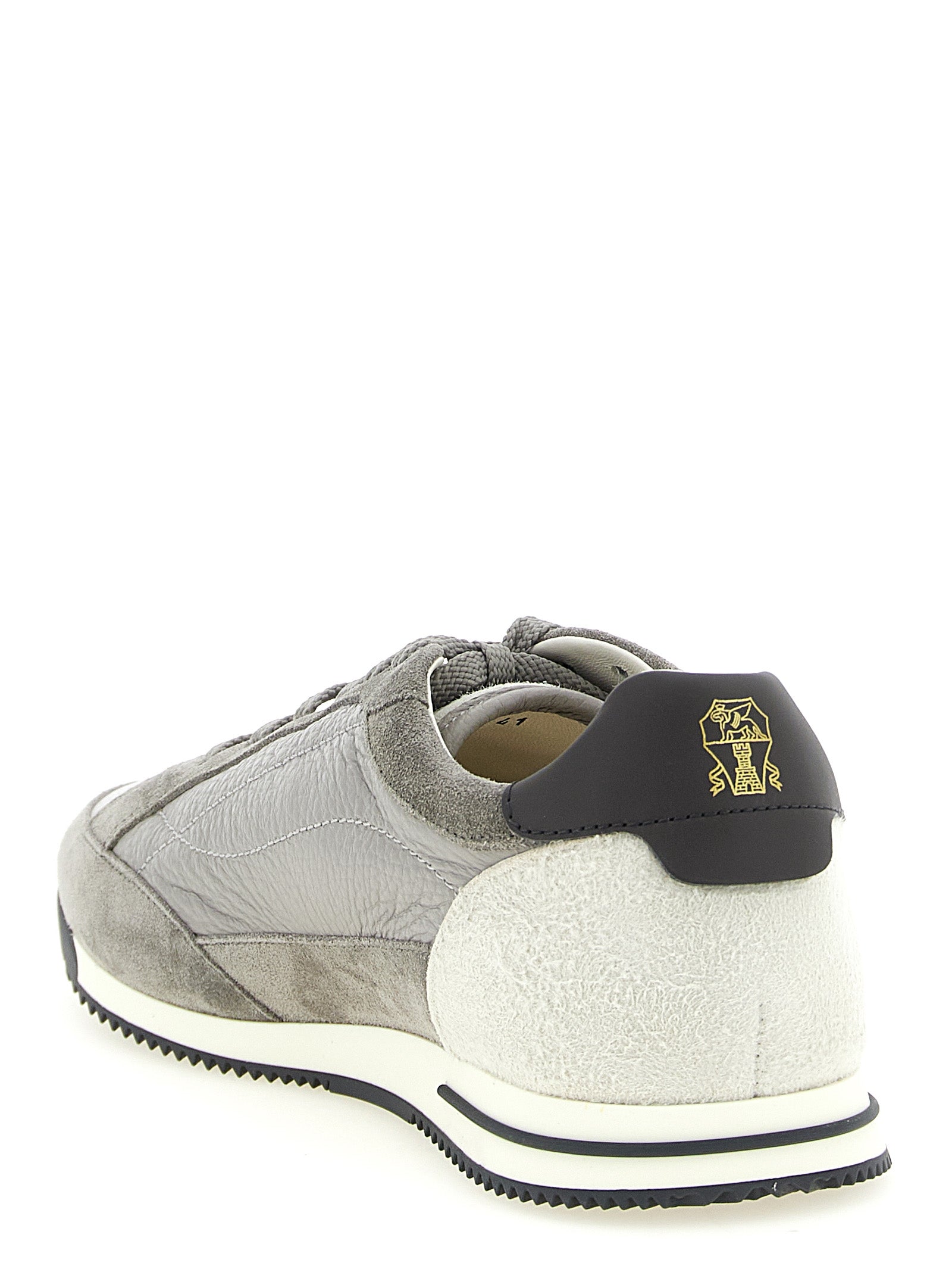 Brunello Cucinelli Men's Deer And Suede Sneakers