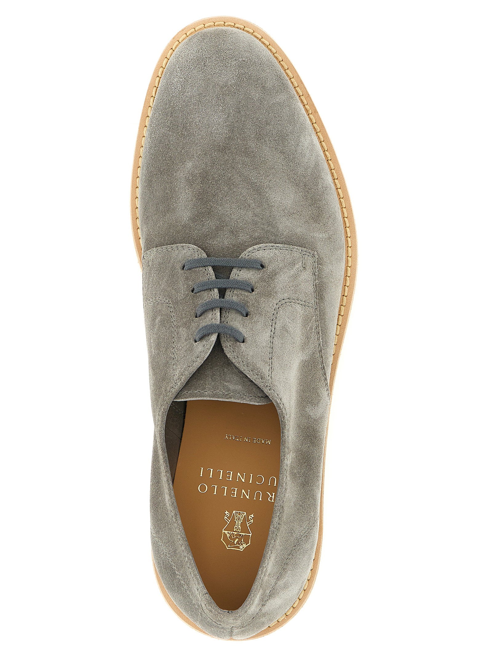 Brunello Cucinelli Men's Derby Light Lace Up Shoes