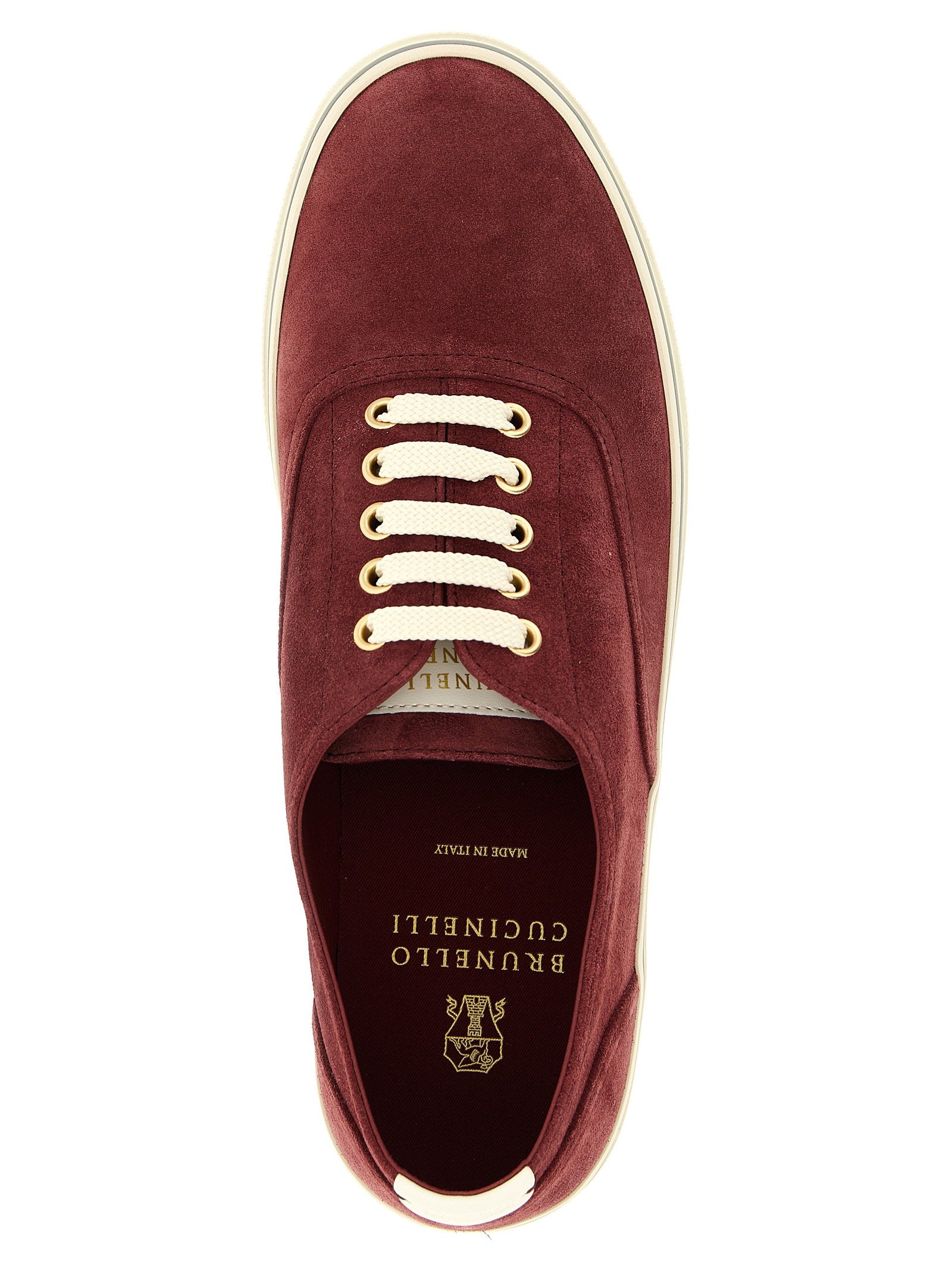 Brunello Cucinelli Men's Suede Sneakers