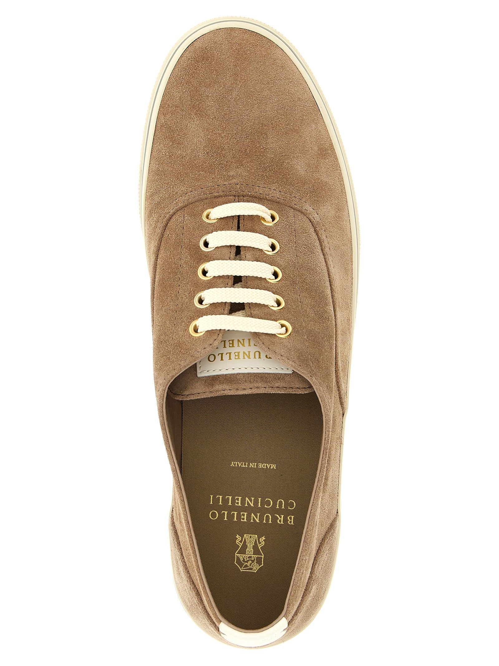 Brunello Cucinelli Men's Suede Sneakers