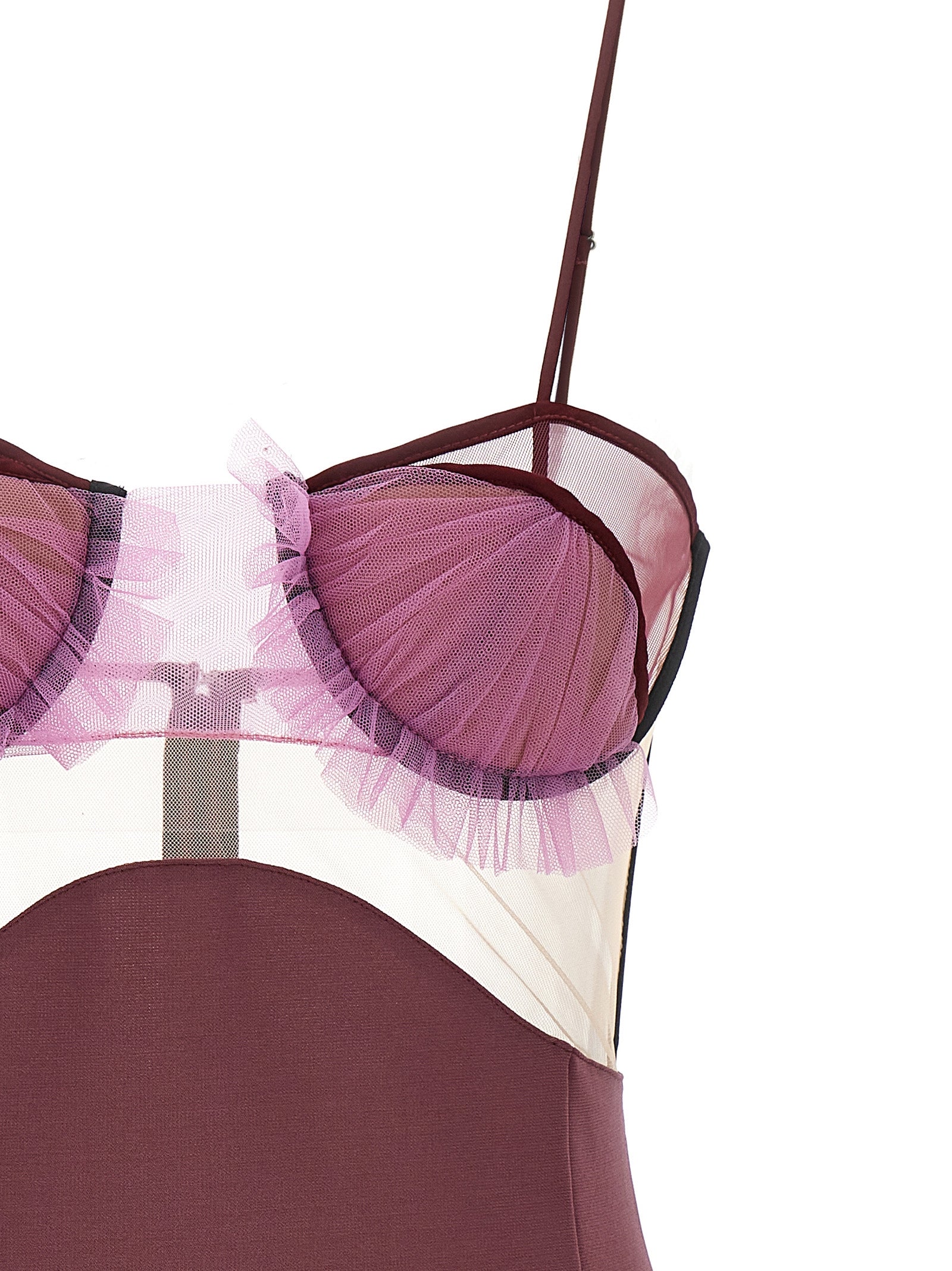 Nensi Dojaka Women's Explosive Flower Bra Dress