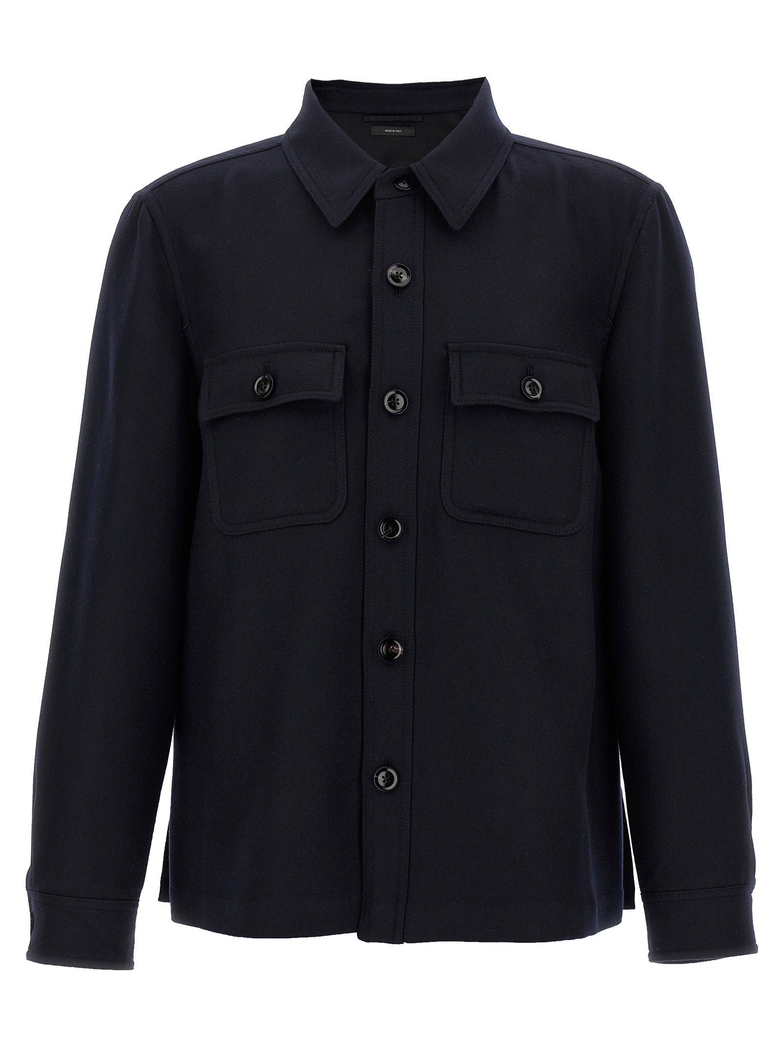 Tom Ford Men's Double Splittable Light Wool Overshirt