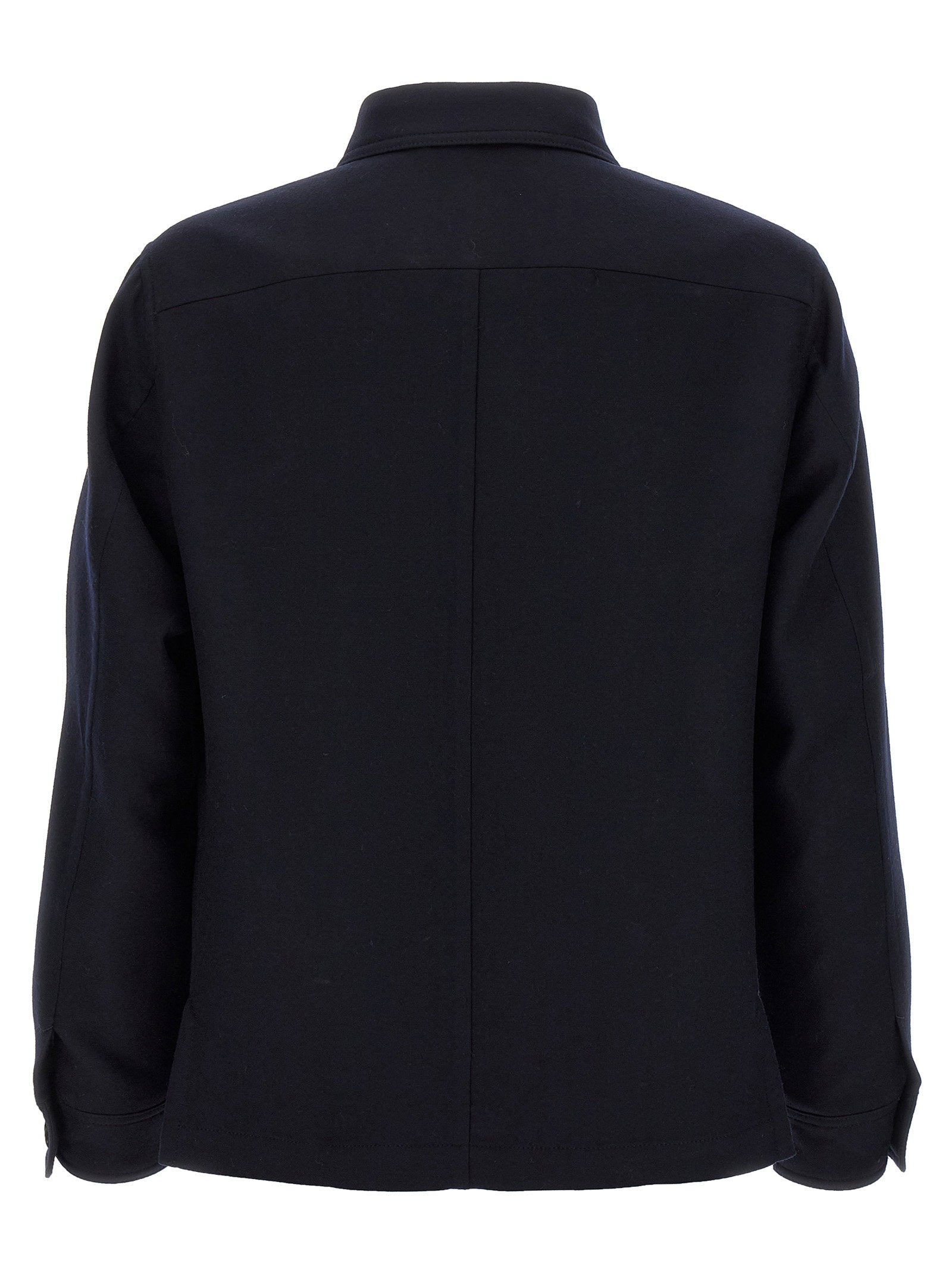 Tom Ford Men's Double Splittable Light Wool Overshirt
