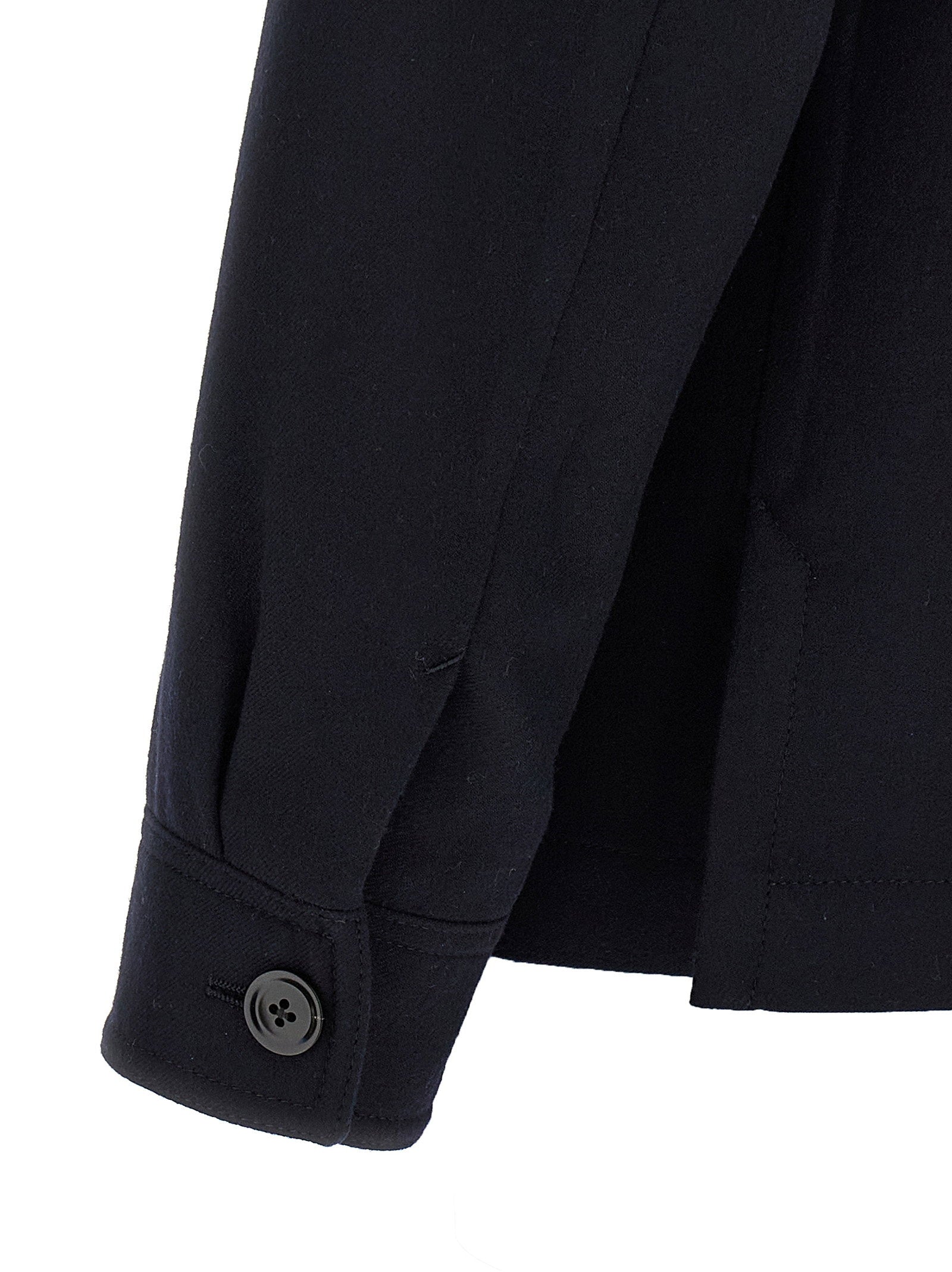Tom Ford Men's Double Splittable Light Wool Overshirt