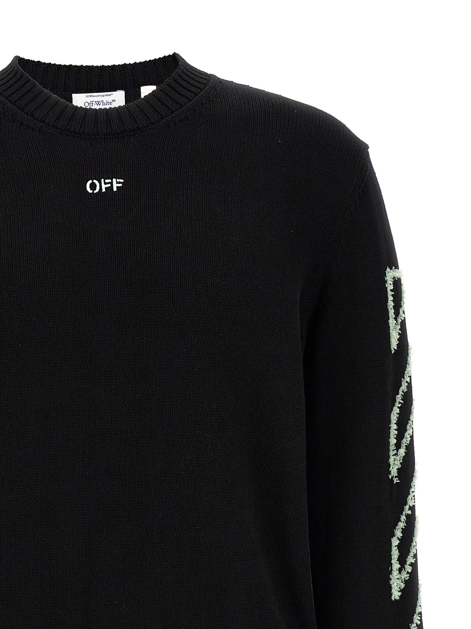 Off White Men's Diag Outline Sweater