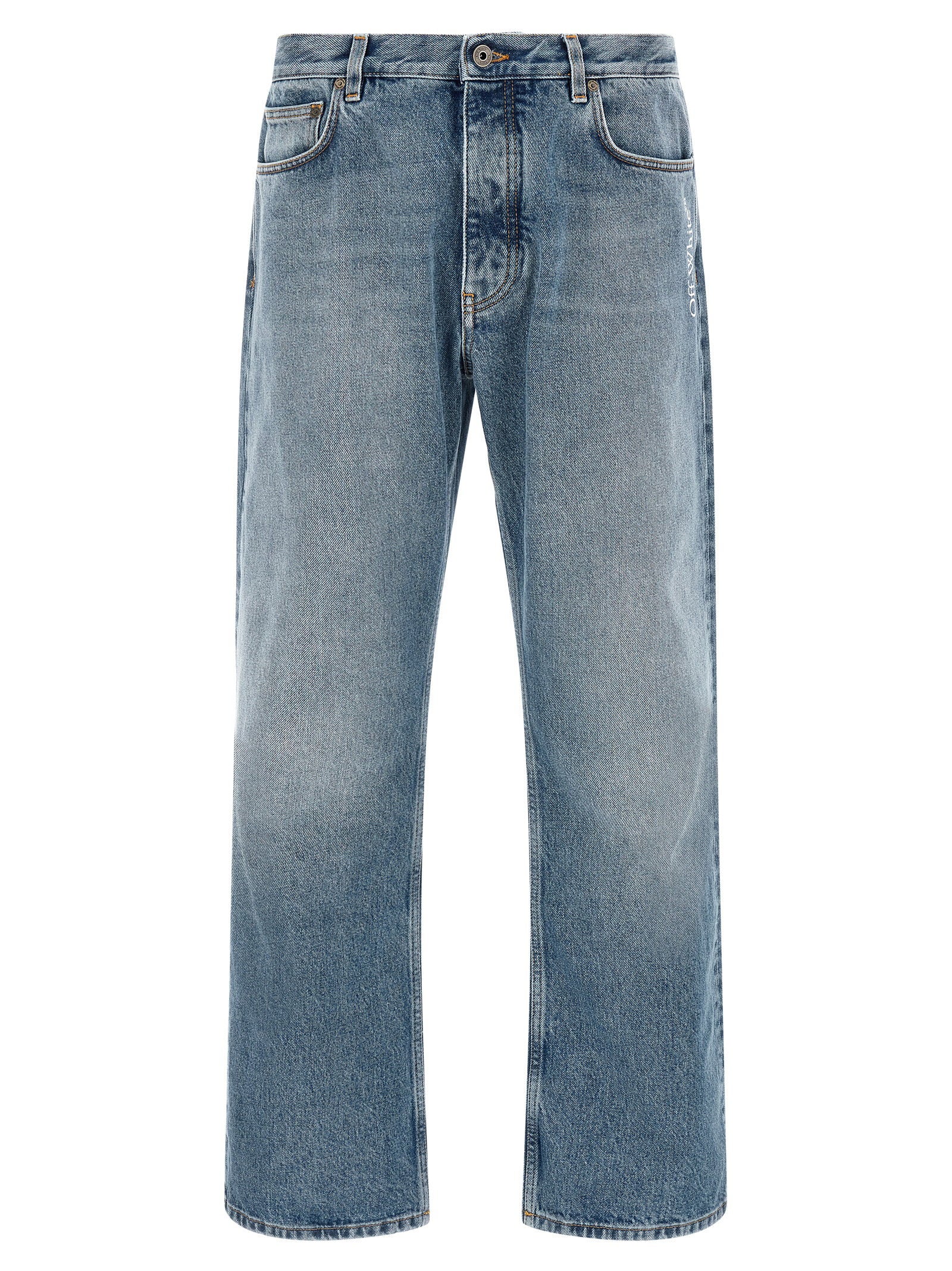 Off White Men's Half Arrow Jeans