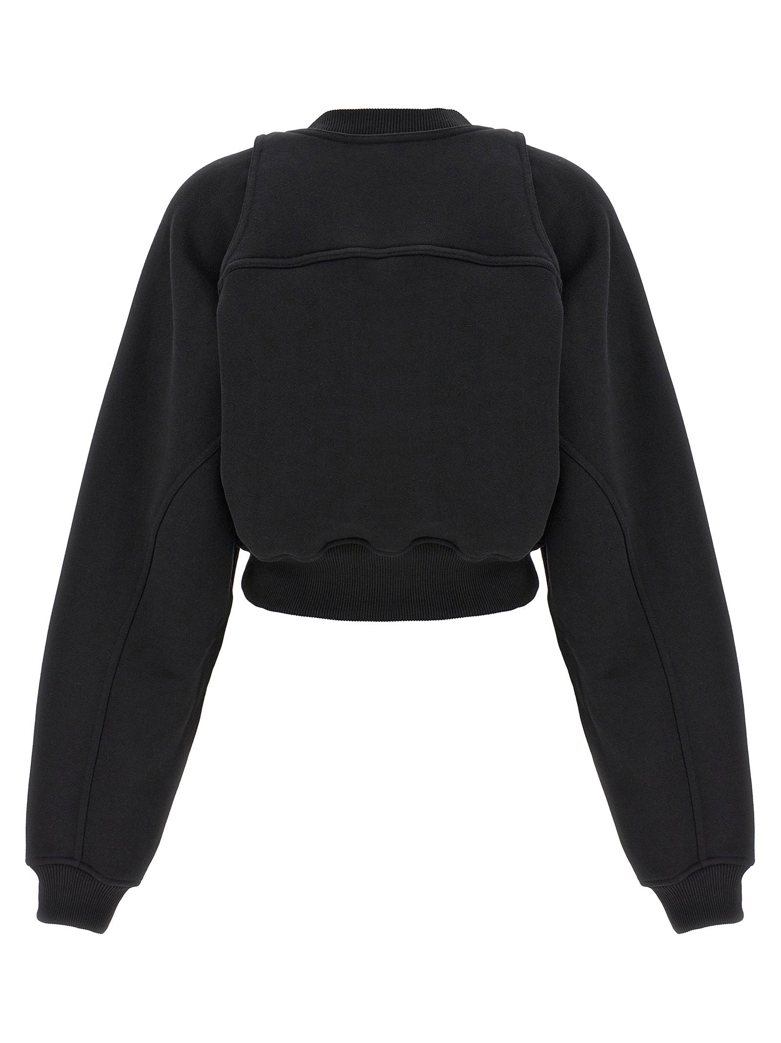 Off White Women's Cropped Sweatshirt