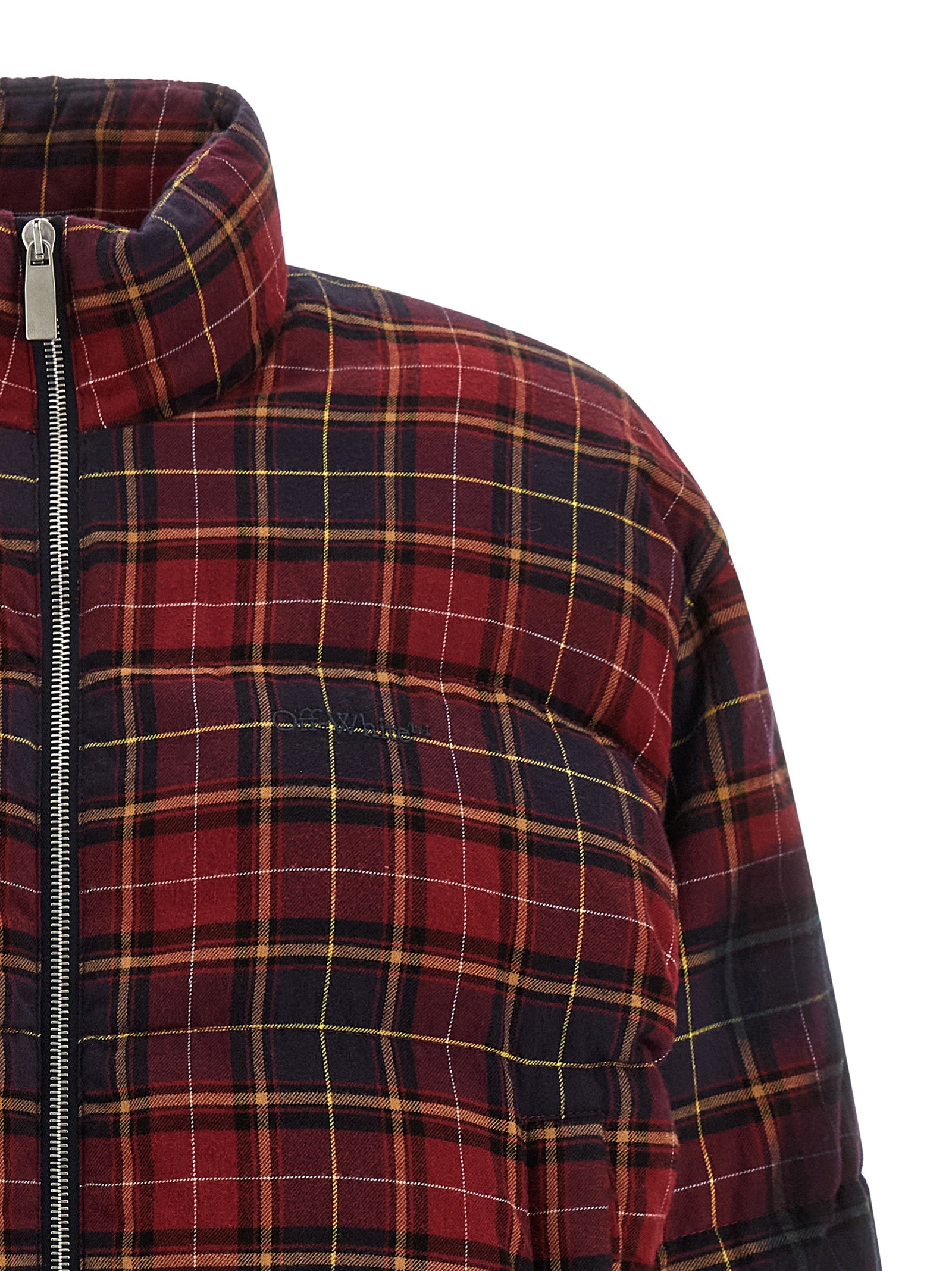 Off White Women's Check Flan Arrow Spray Down Jacket