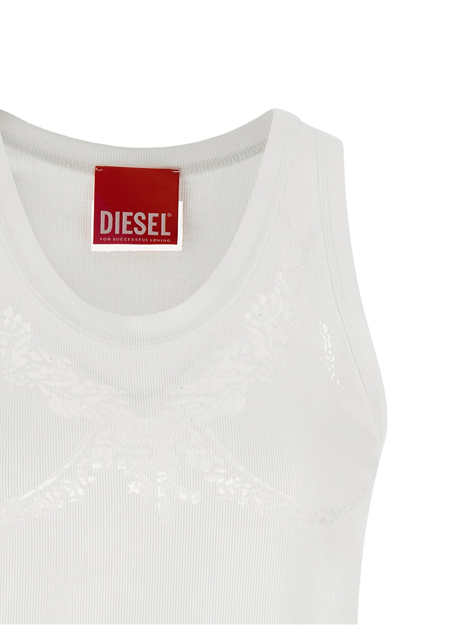 Diesel Women's X Tinder Pr-T-Anki-Lace-R Tank Top
