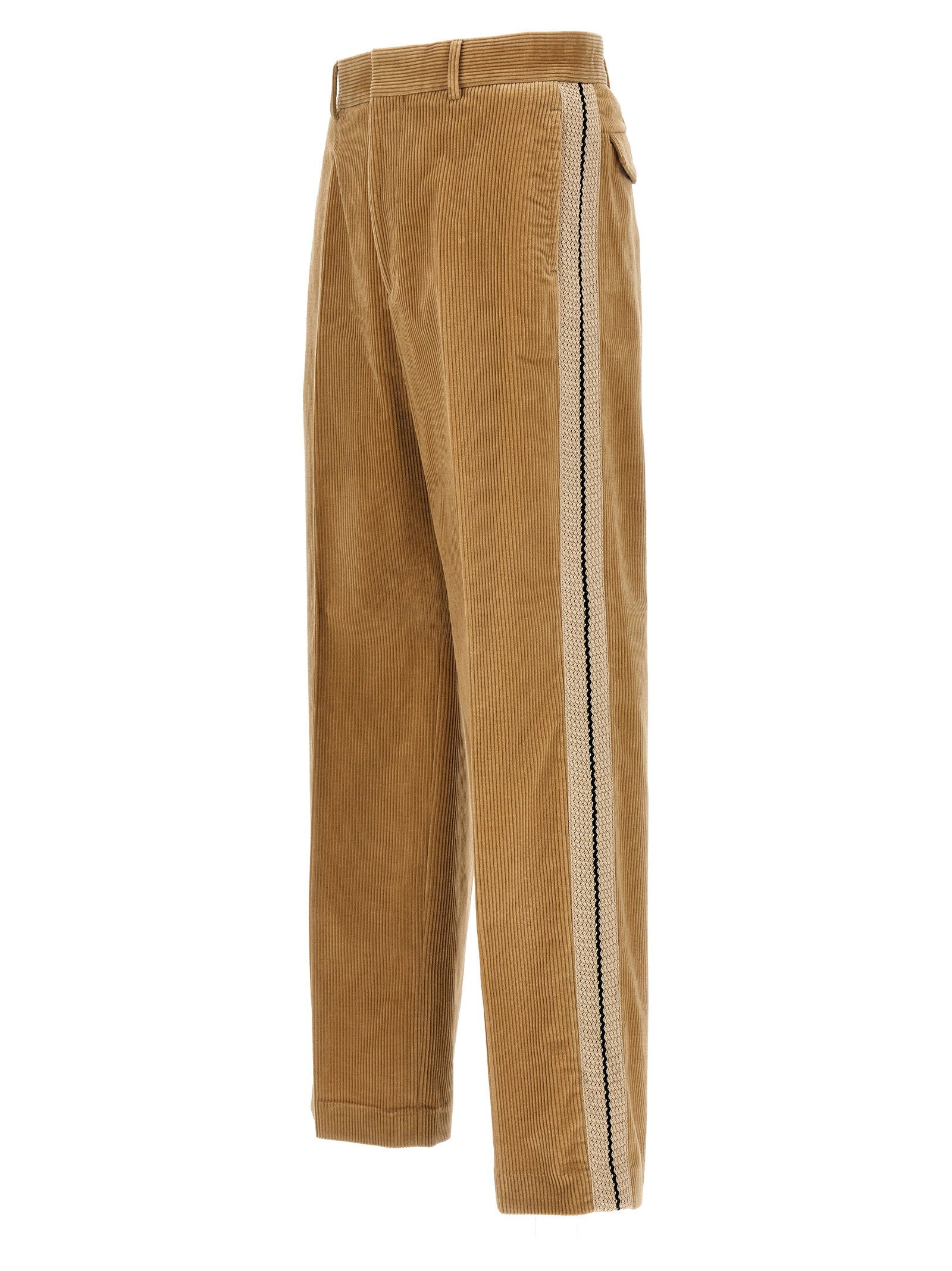 Palm Angels Men's Corduory Suit Tape Pants