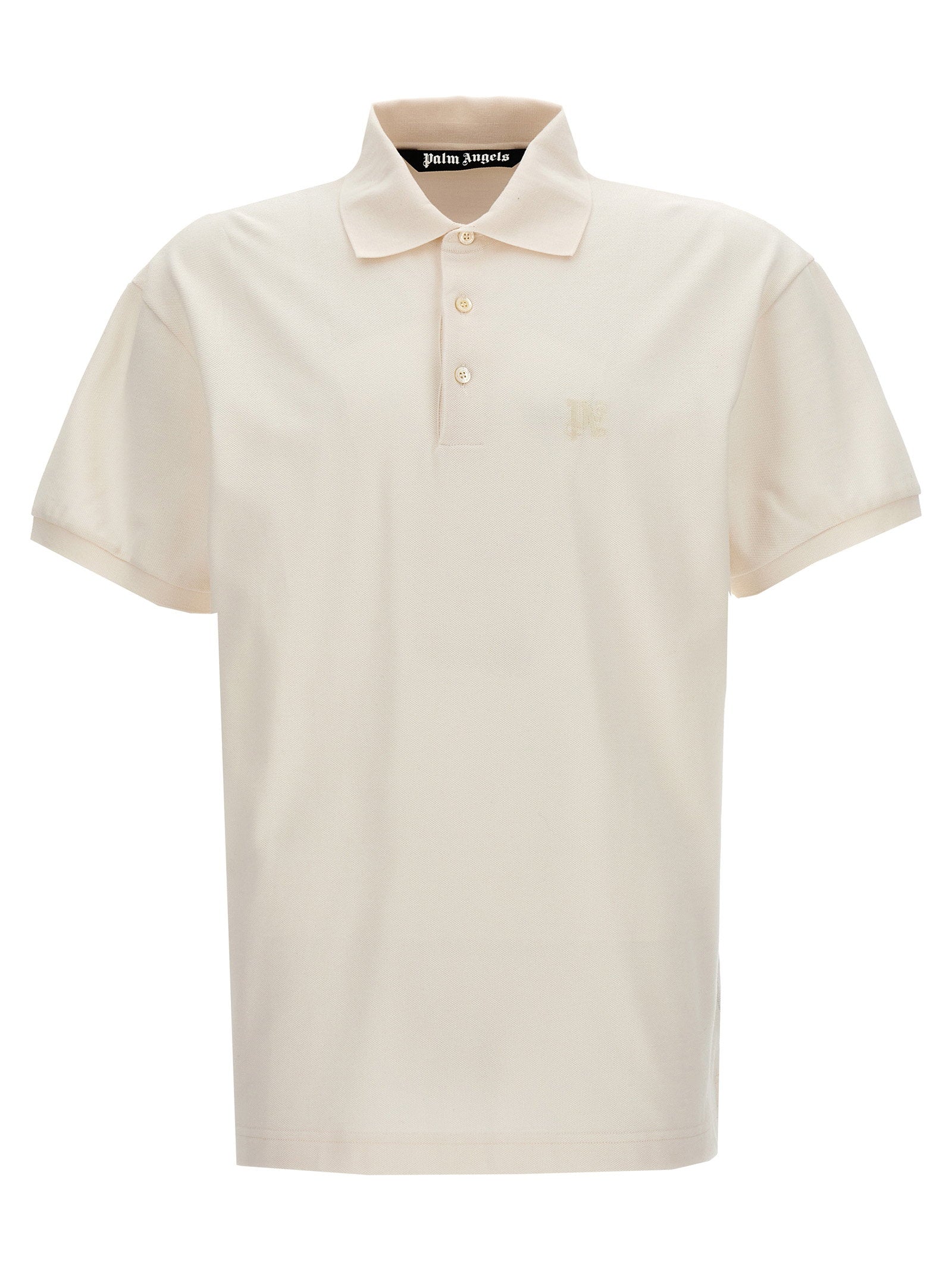 Palm Angels Men's Monogram Polo Shirt