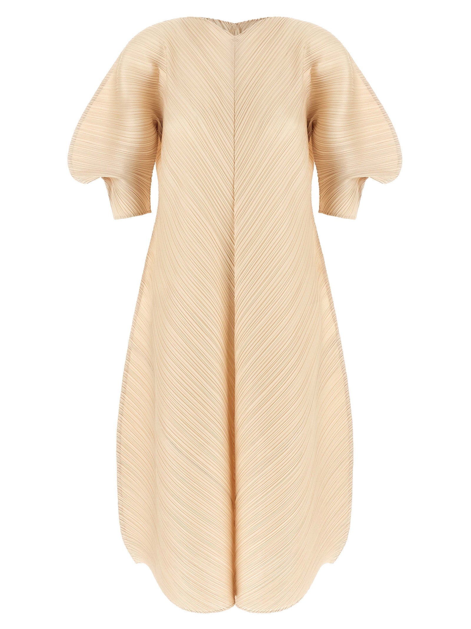 Pleats Please Issey Miyake Women's Sculptural Sleeve Dress