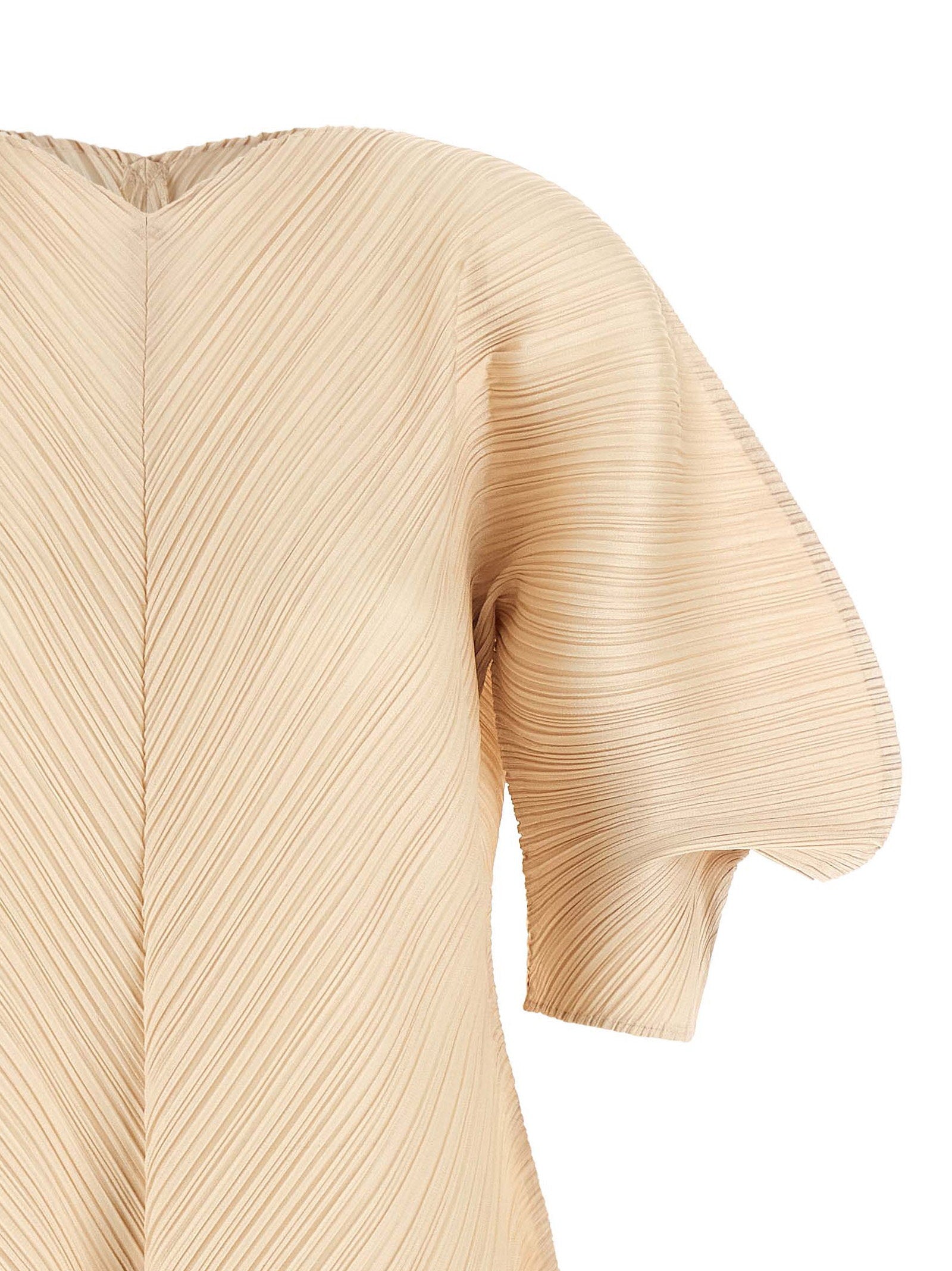 Pleats Please Issey Miyake Women's Sculptural Sleeve Dress