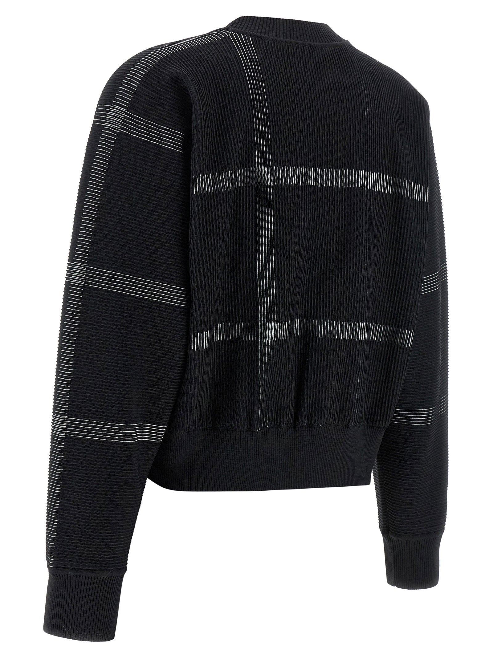 Pleats Please Issey Miyake Women's Crossing Knit Sweater
