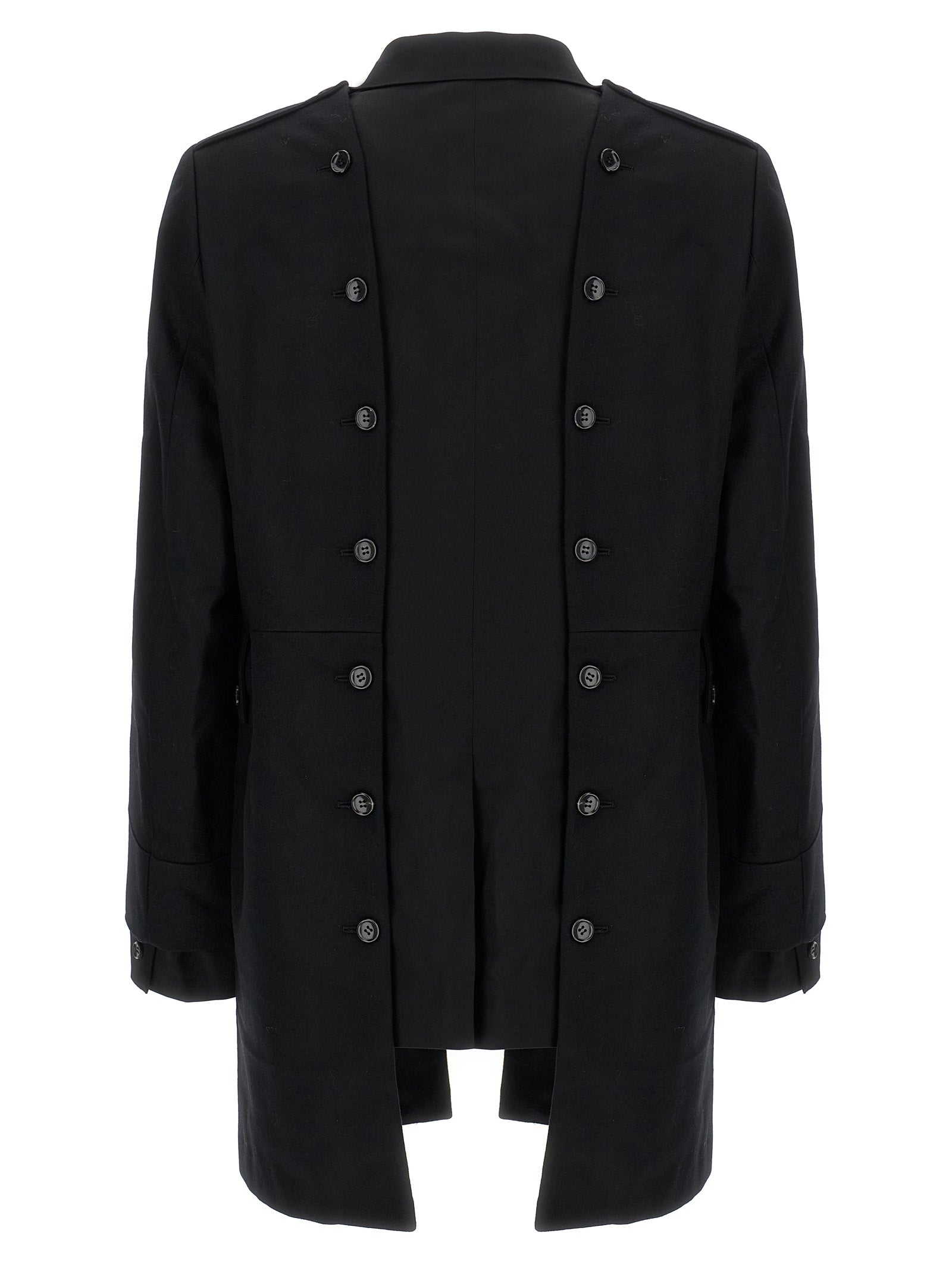 Comme Des Garçons Homme Plus Men's Double Layer Blazer Coat