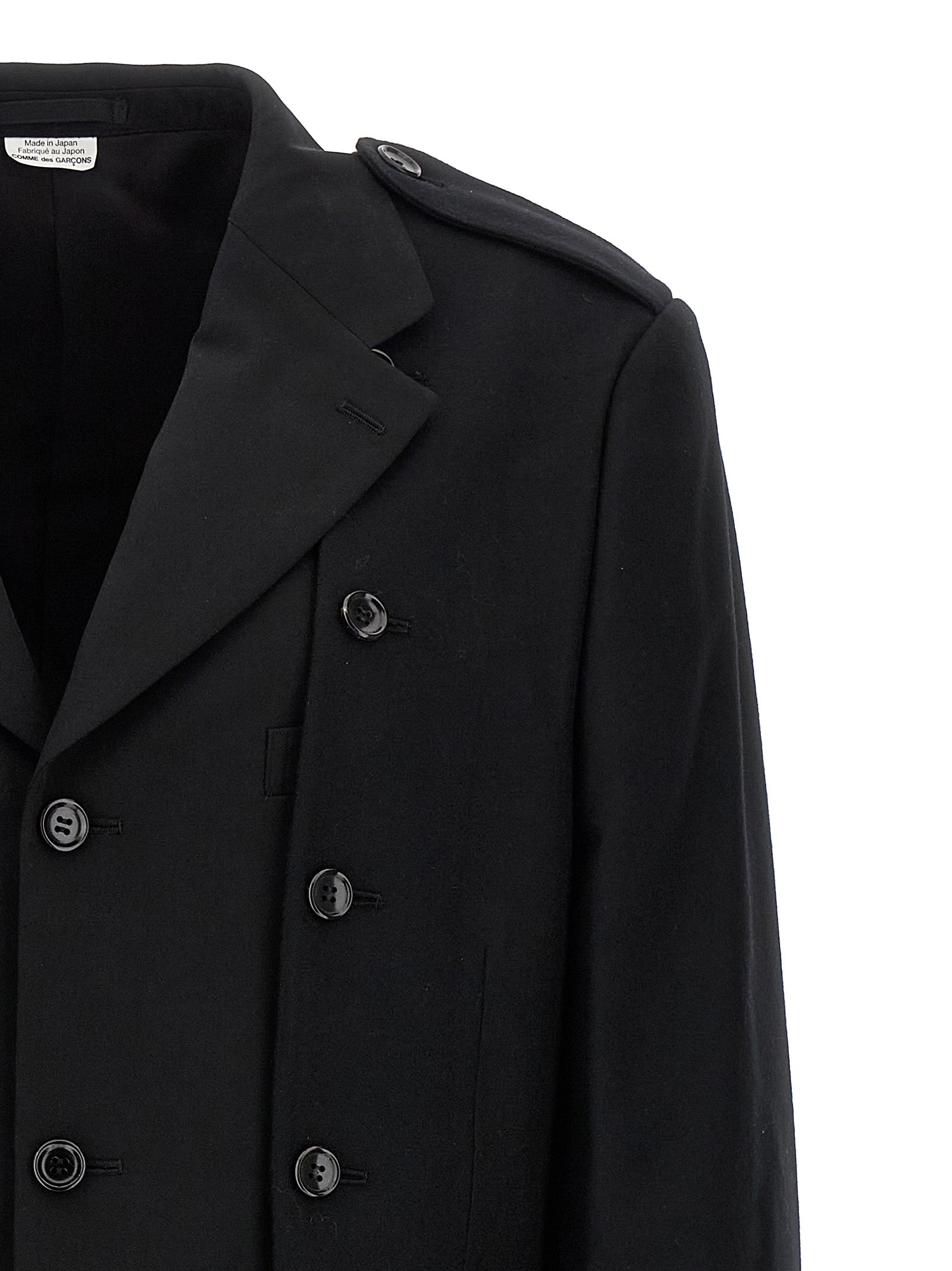 Comme Des Garçons Homme Plus Men's Double Layer Blazer Coat