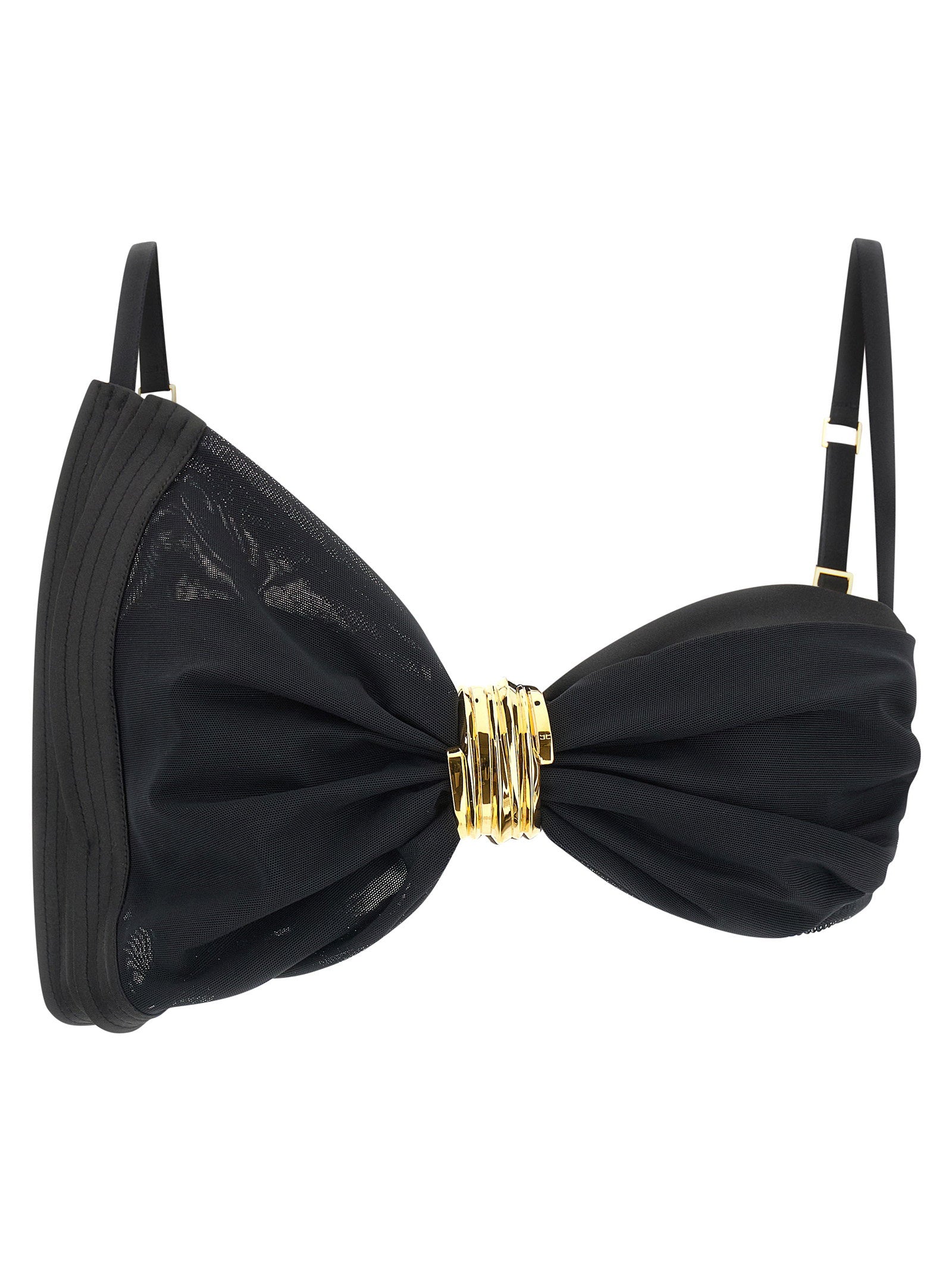Elisabetta Franchi Women's Satin Bra And Tulle