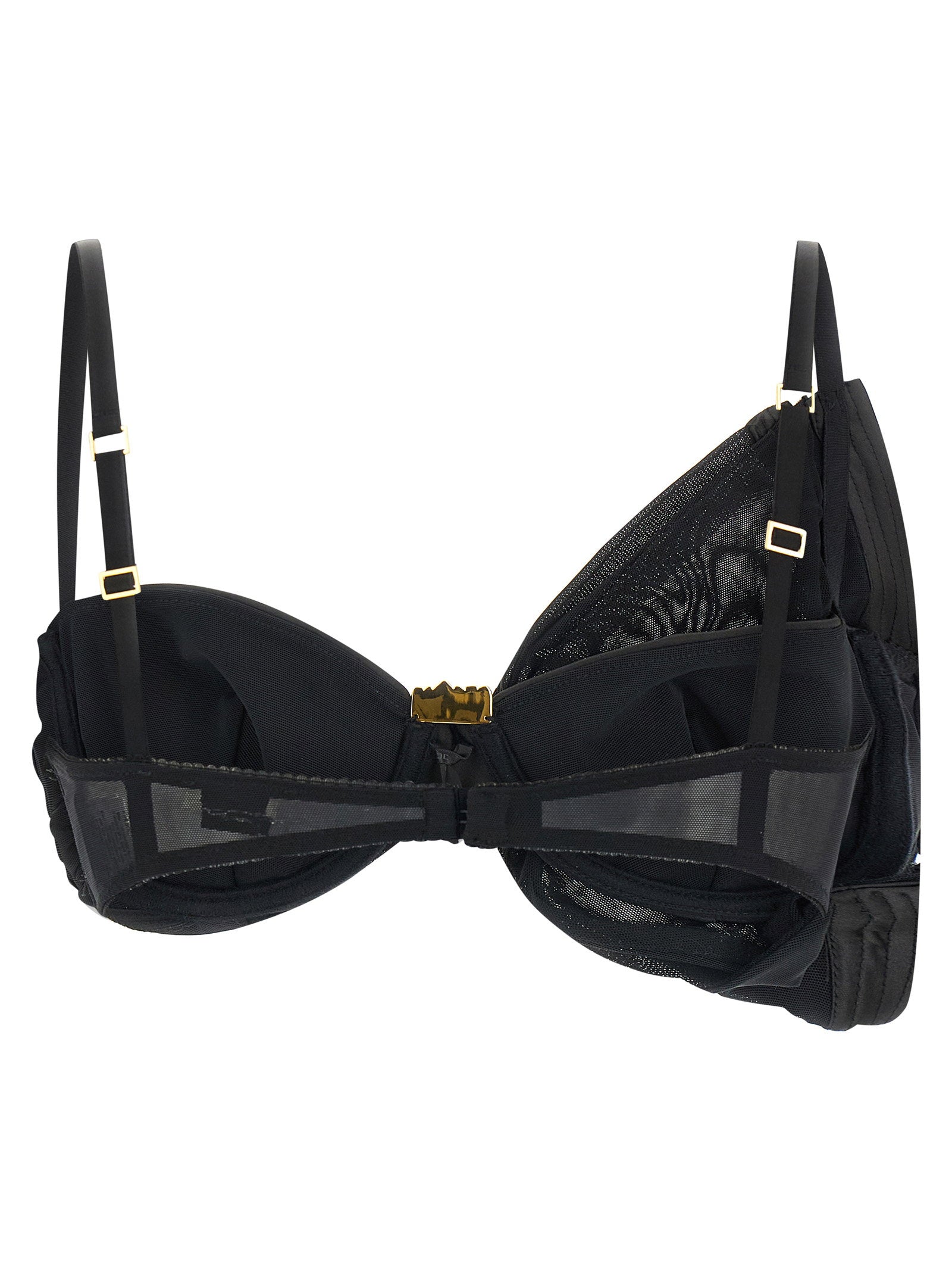 Elisabetta Franchi Women's Satin Bra And Tulle