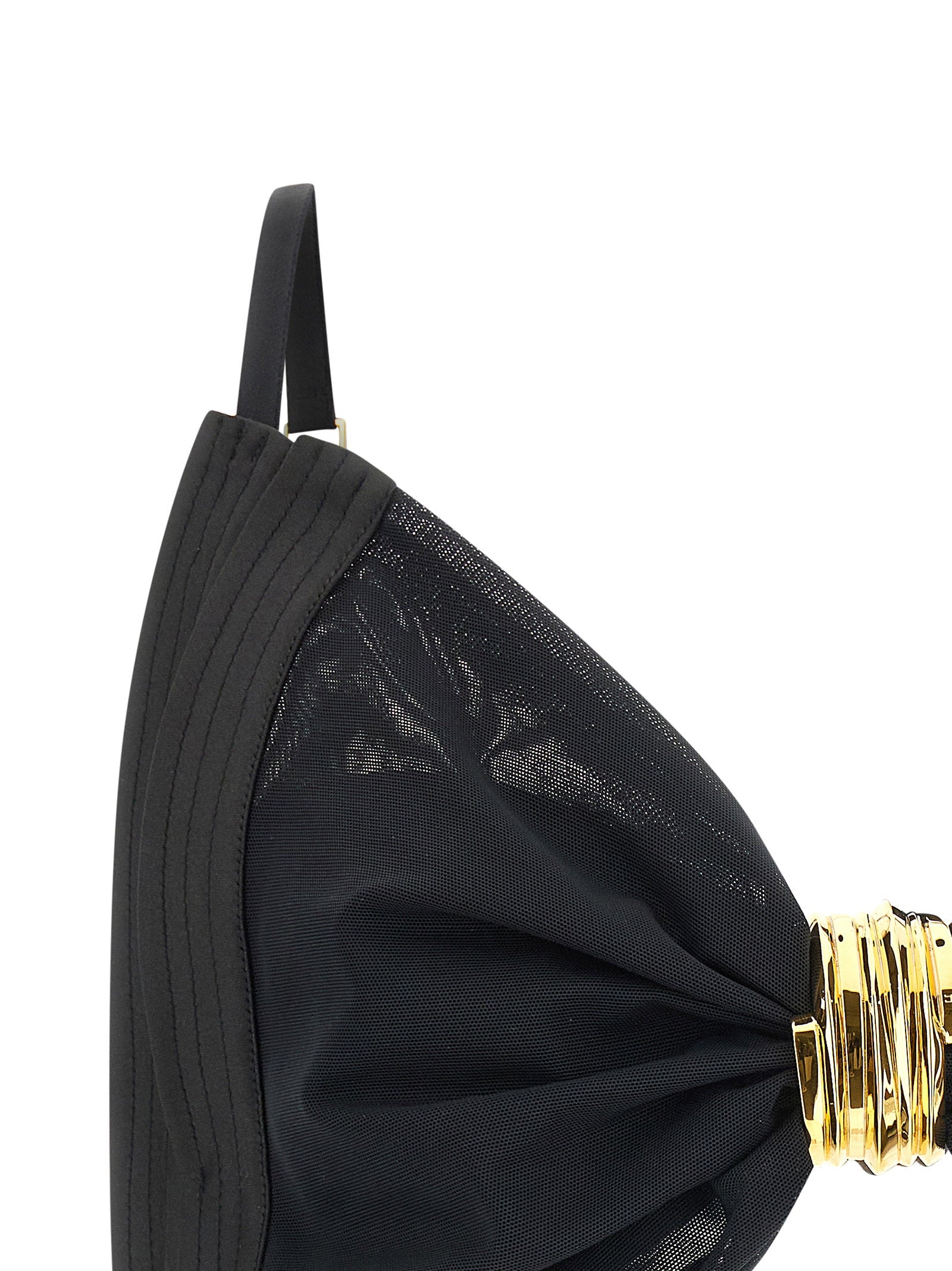 Elisabetta Franchi Women's Satin Bra And Tulle
