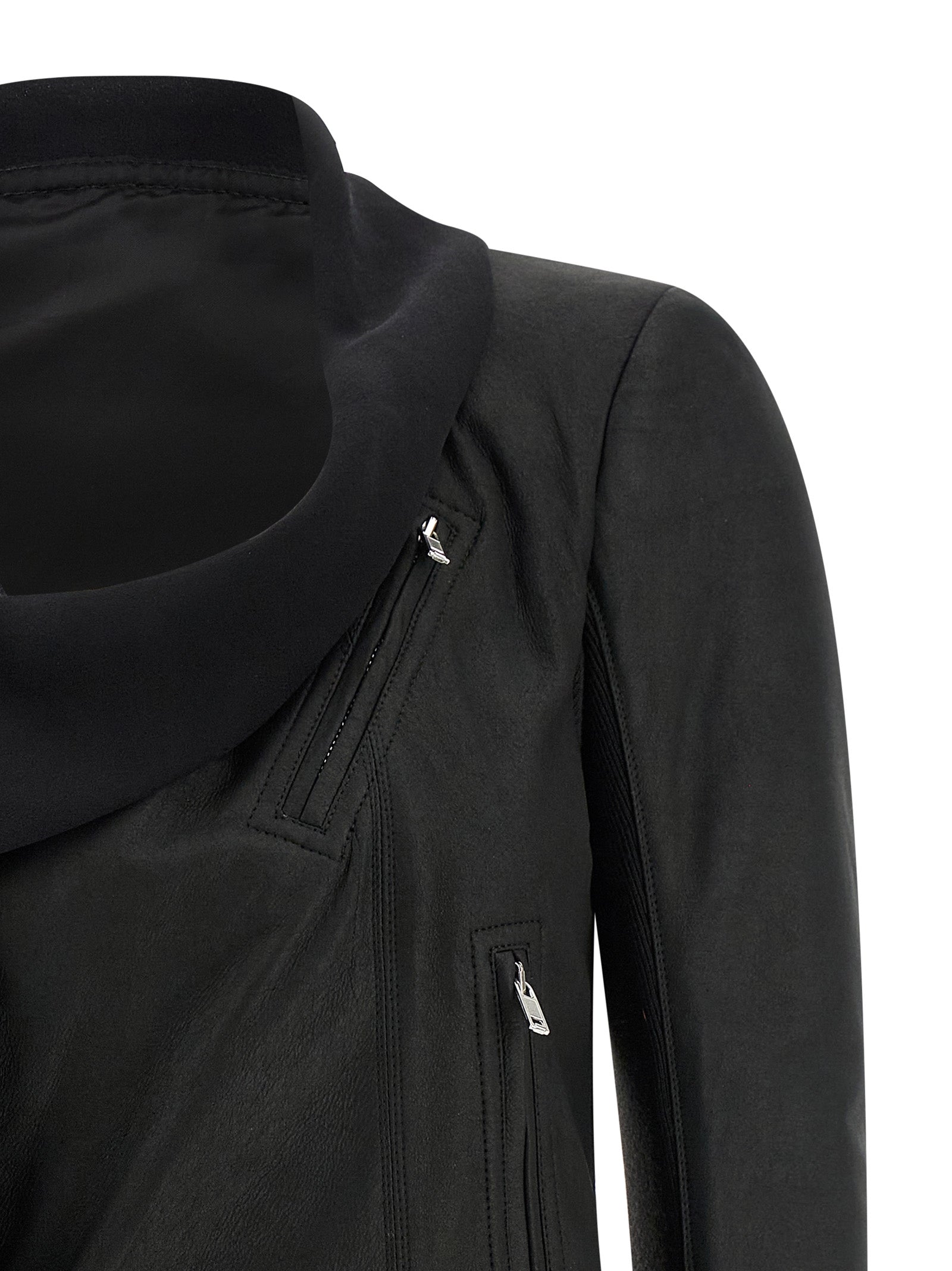 Rick Owens Women's Scarf Biker Jacket