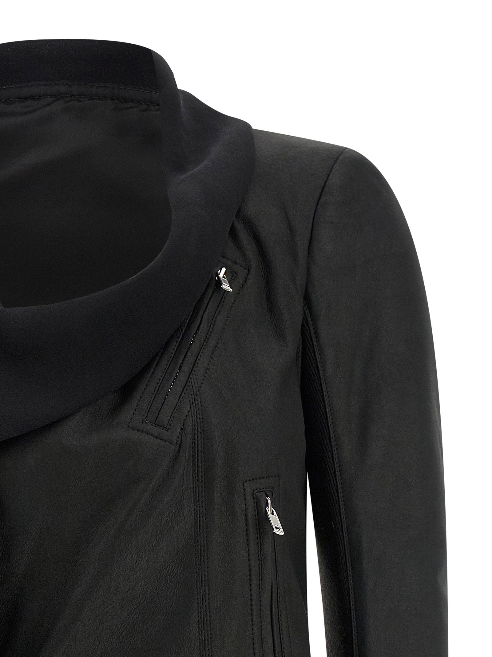 Rick Owens Women's Scarf Biker Jacket
