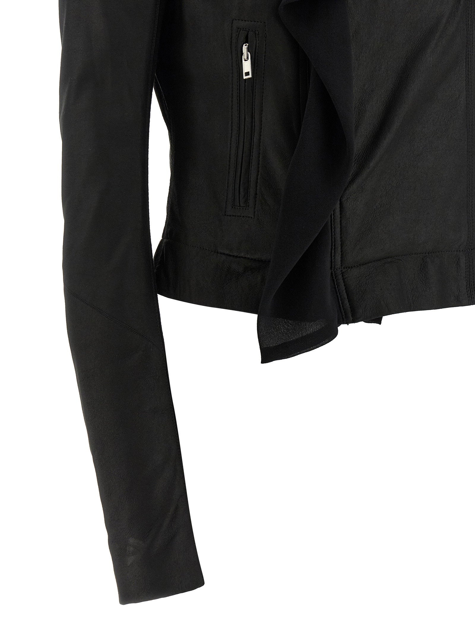 Rick Owens Women's Scarf Biker Jacket