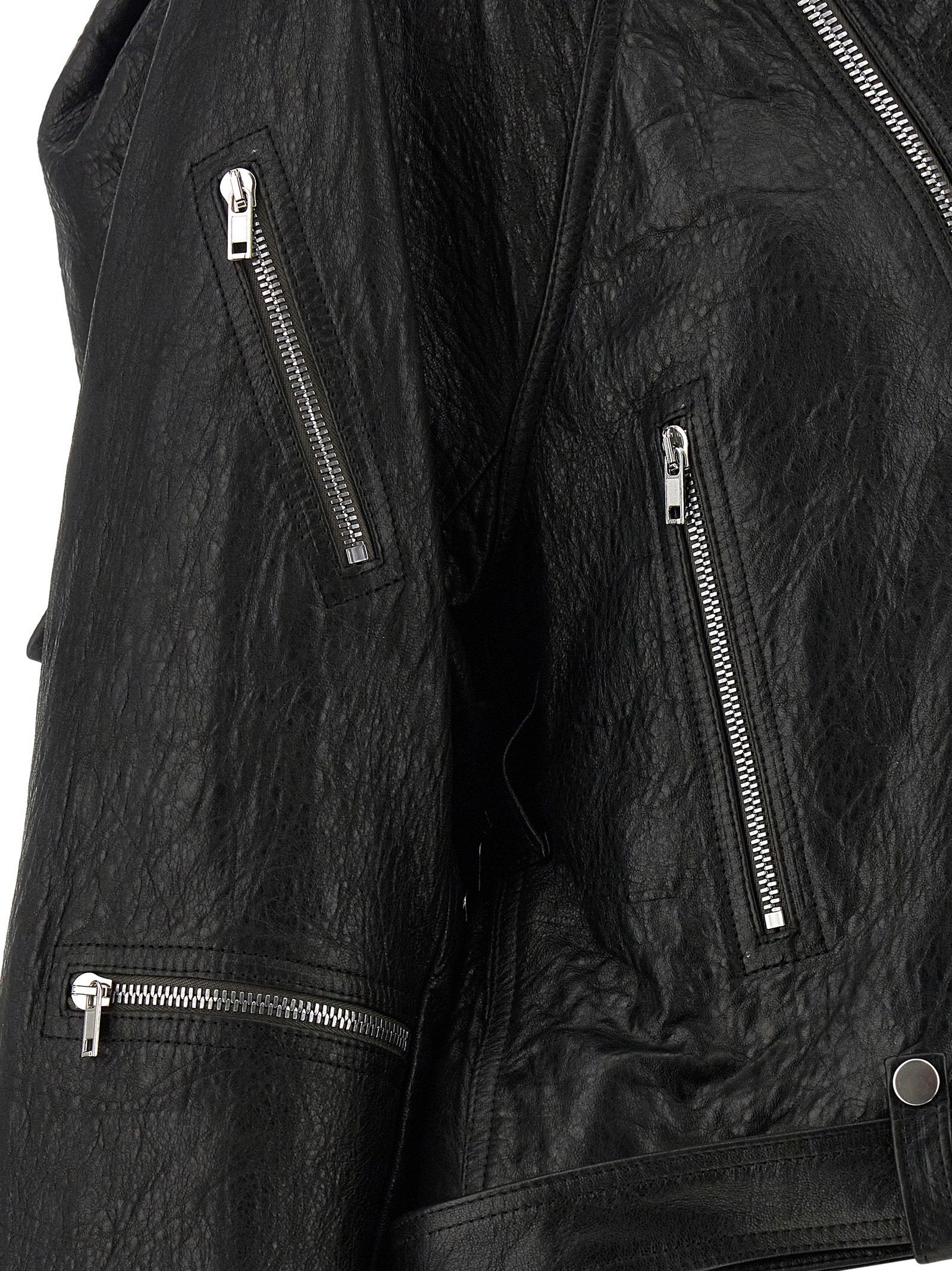 Rick Owens Women's Cropped Scarf Flight Jacket