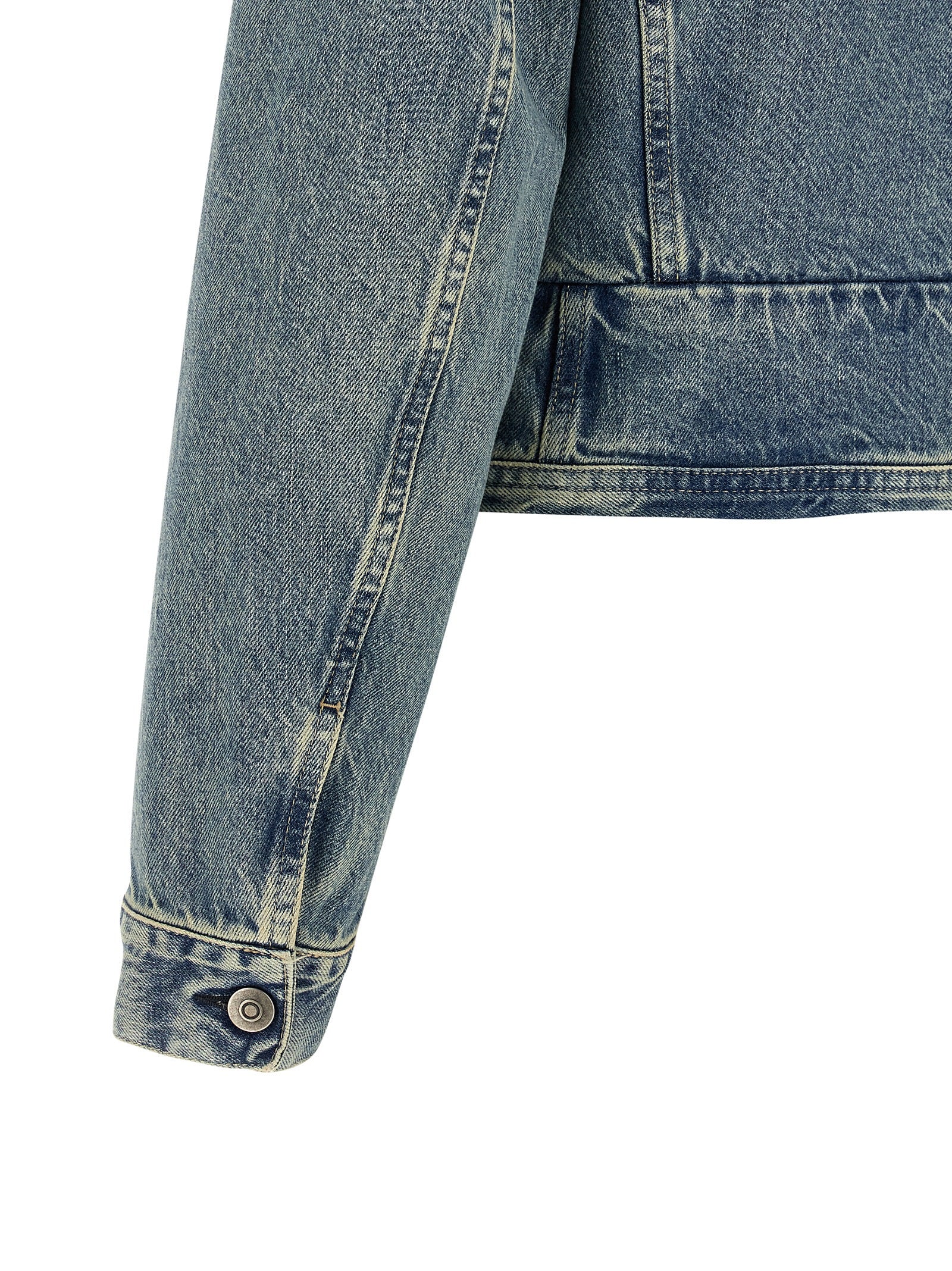Maison Margiela Women's Raw Cut Hem Denim Jacket
