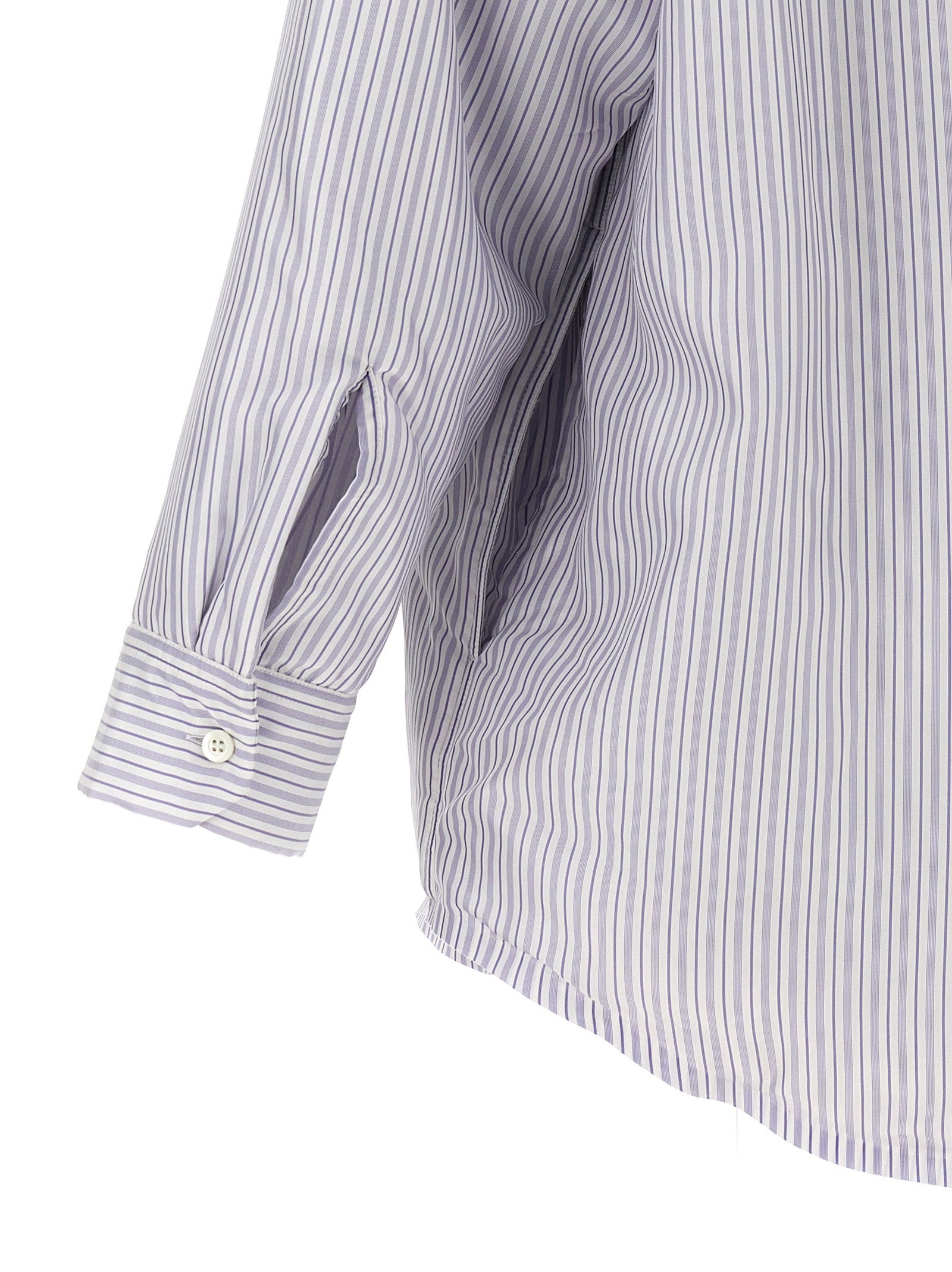 Maison Margiela Men's Striped Shirt Jacket