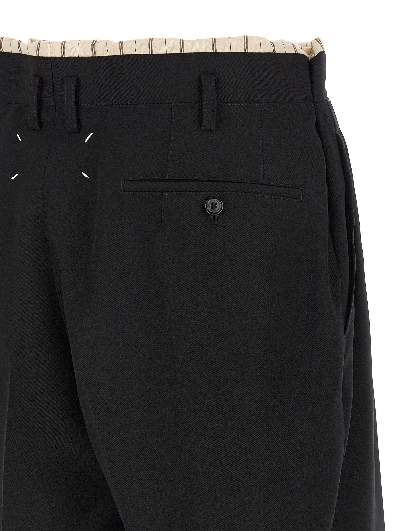 Maison Margiela Men's Lining Insert Bermuda Shorts