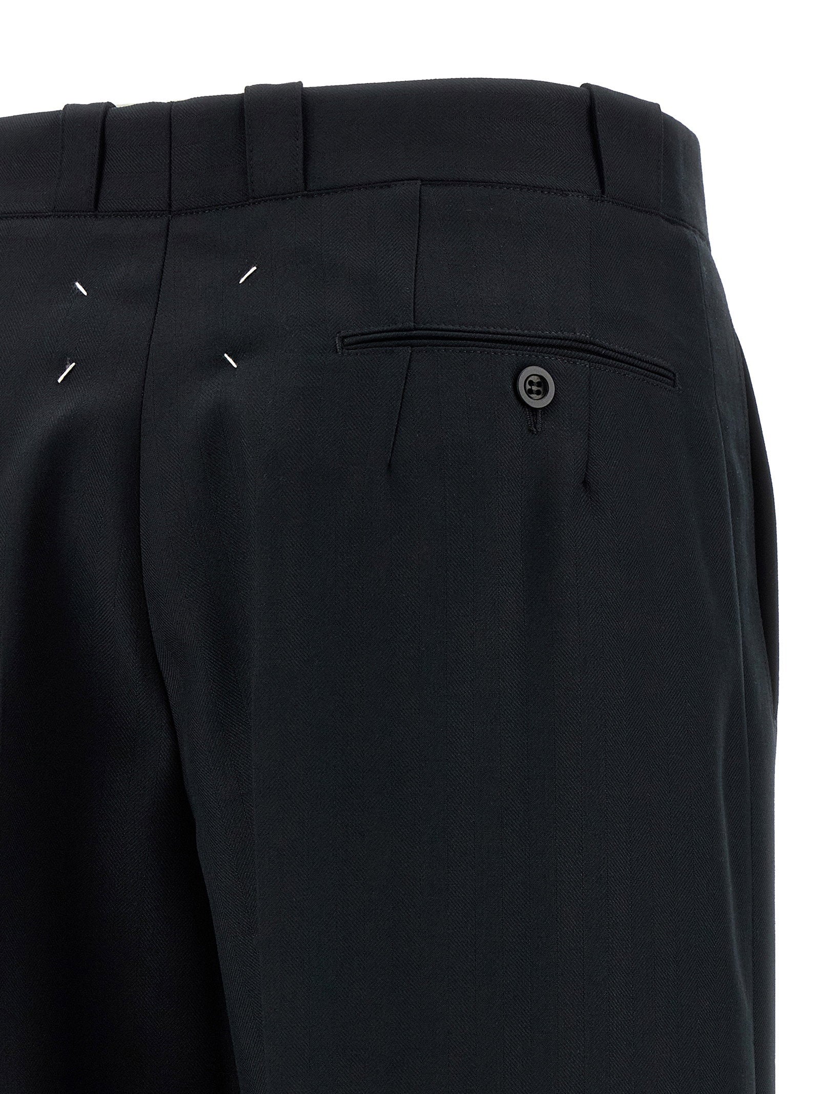 Maison Margiela Women's Herringbone Trousers