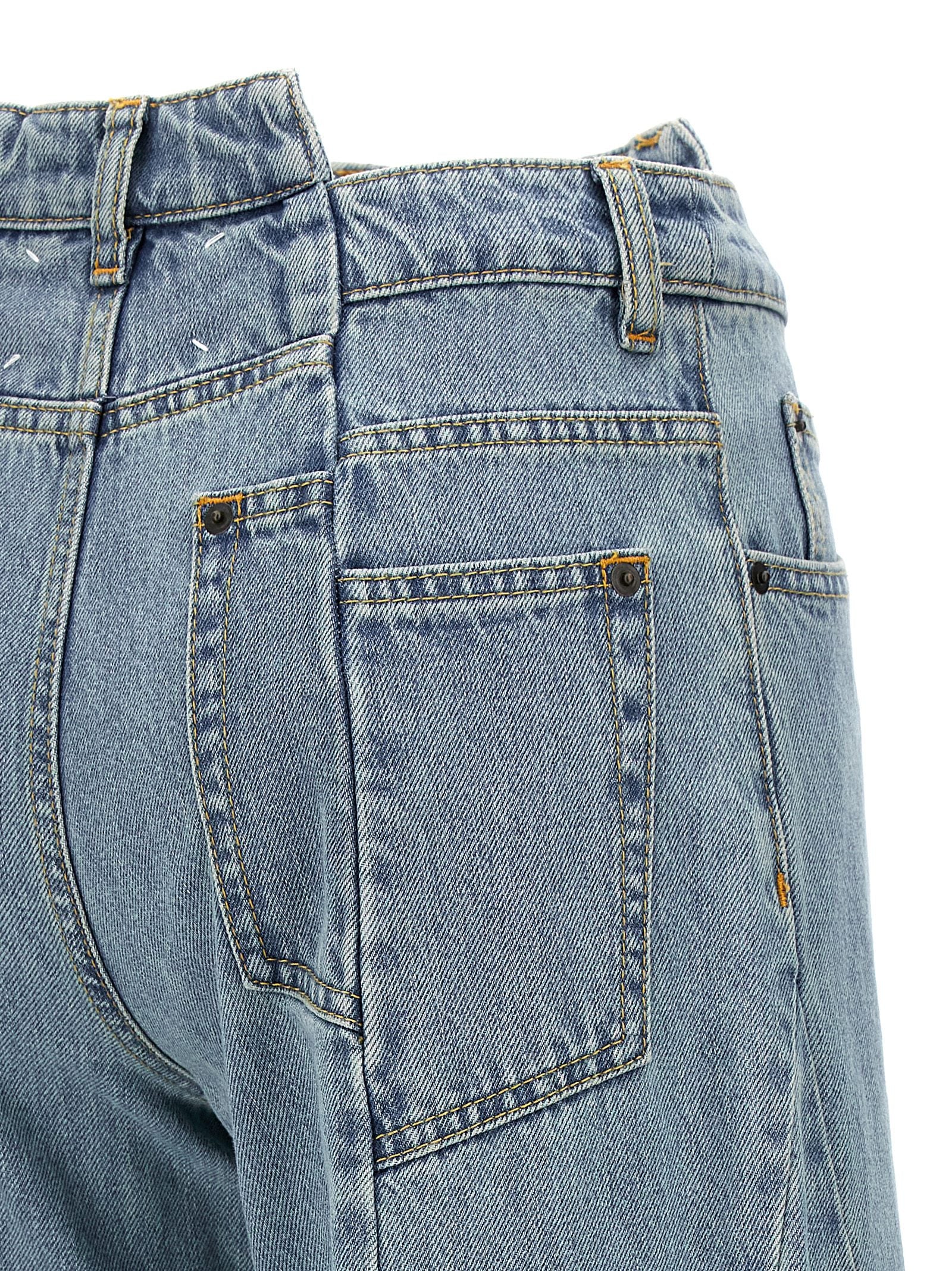 Maison Margiela Women's Jeans Asymmetrical Waist