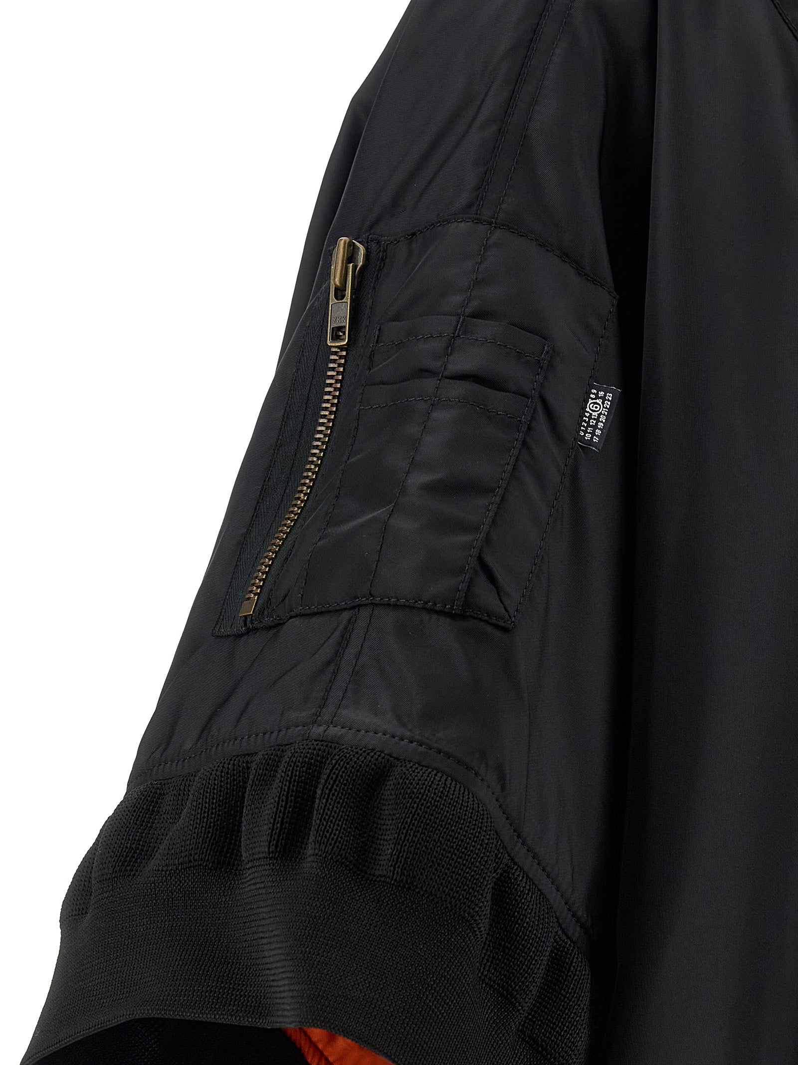 Mm6 Maison Margiela Women's Numeric Signature Mm6 Bomber Jacket