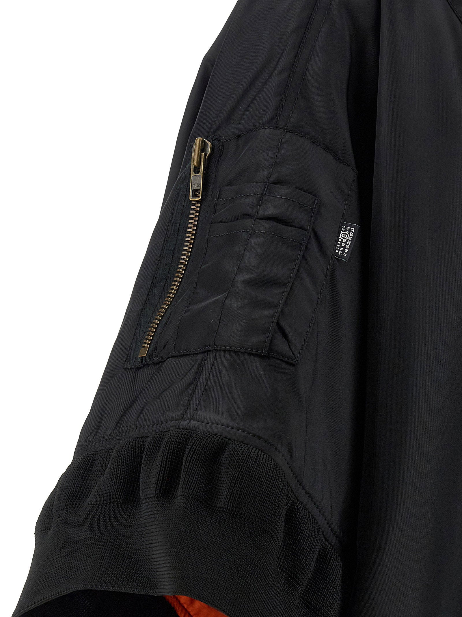 Mm6 Maison Margiela Women's Numeric Signature Mm6 Bomber Jacket