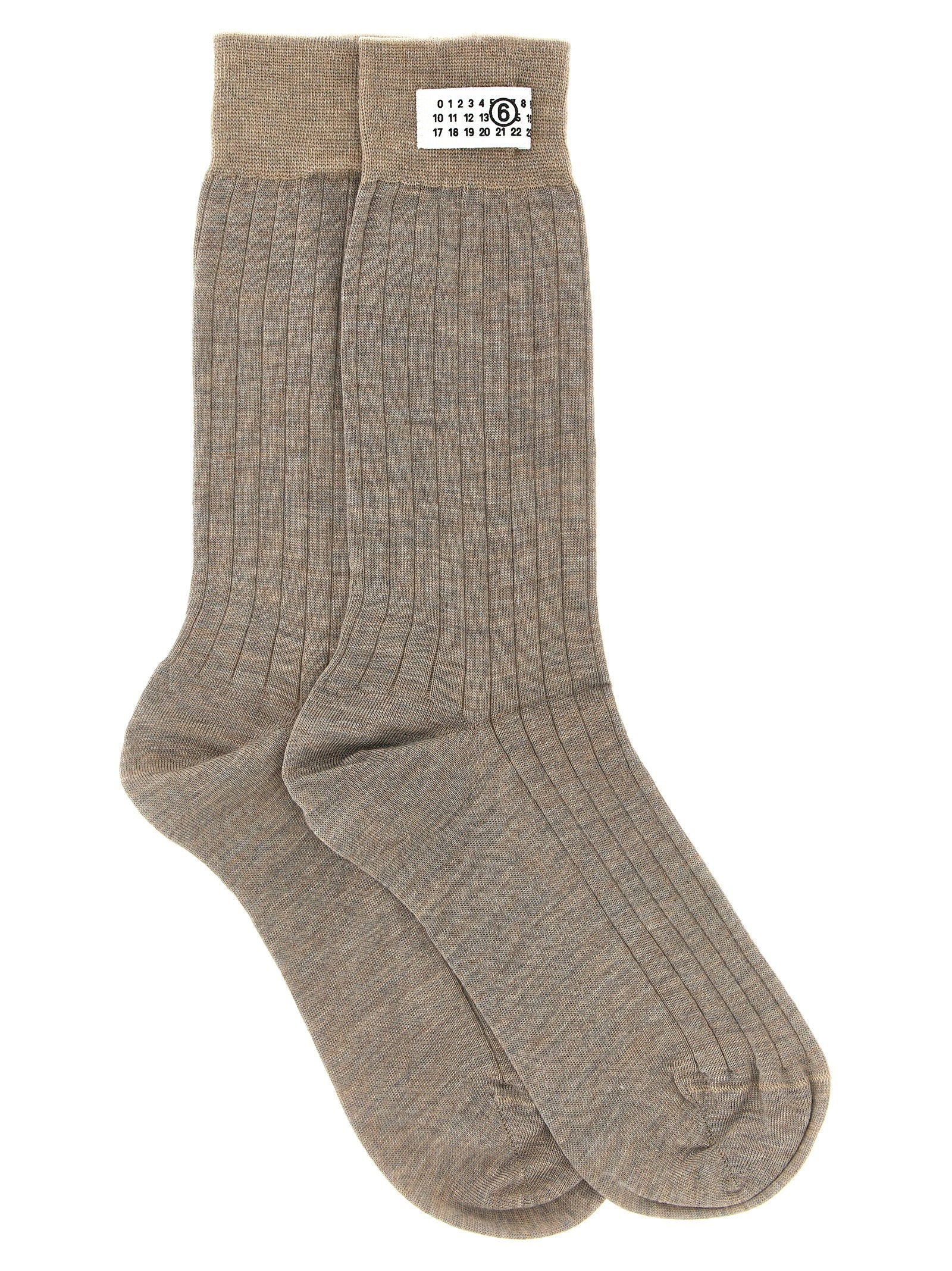 Mm6 Maison Margiela Women's Numeric Signature Mm6 Socks