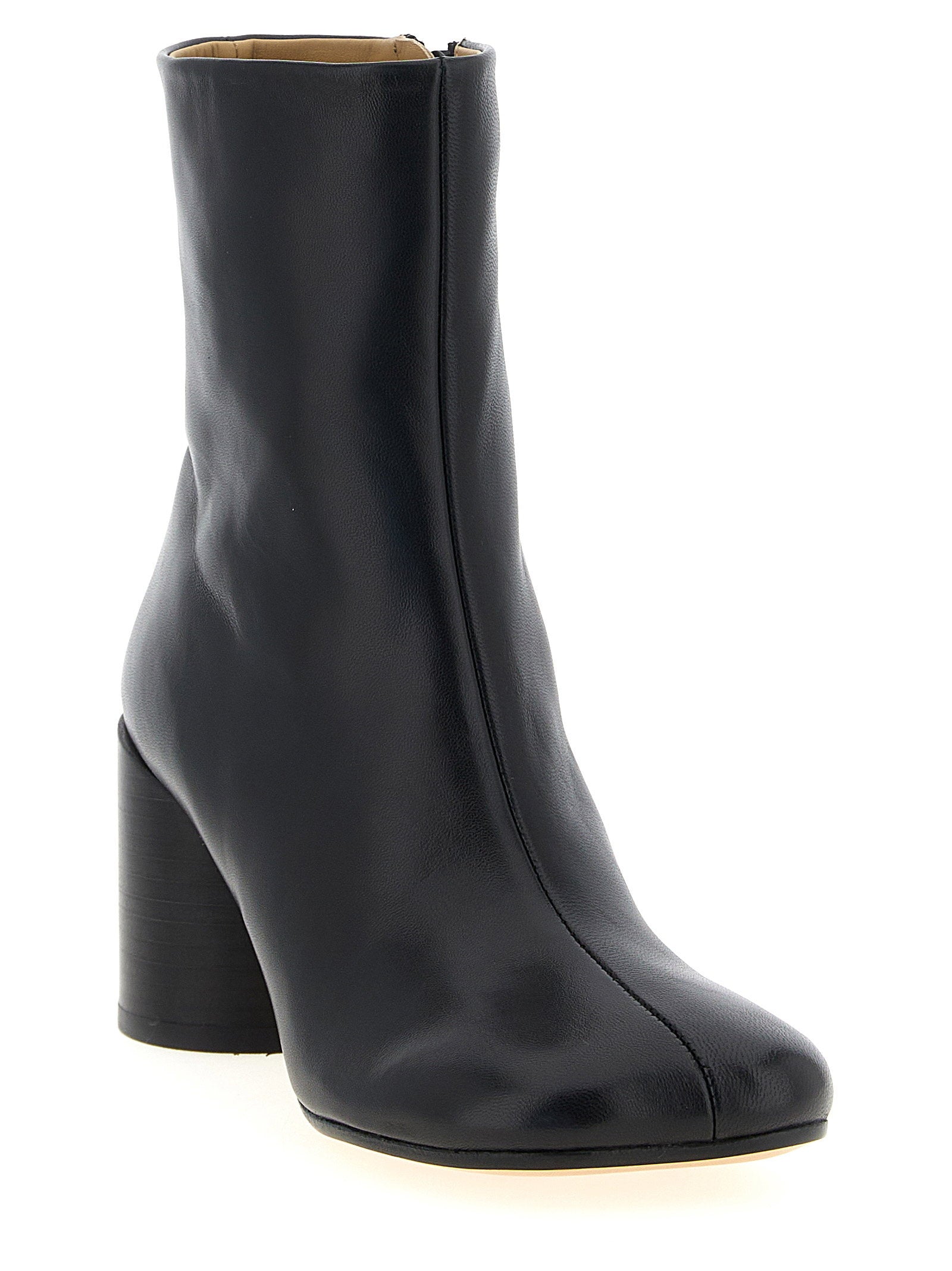 Mm6 Maison Margiela Women's Leather Ankle Boots
