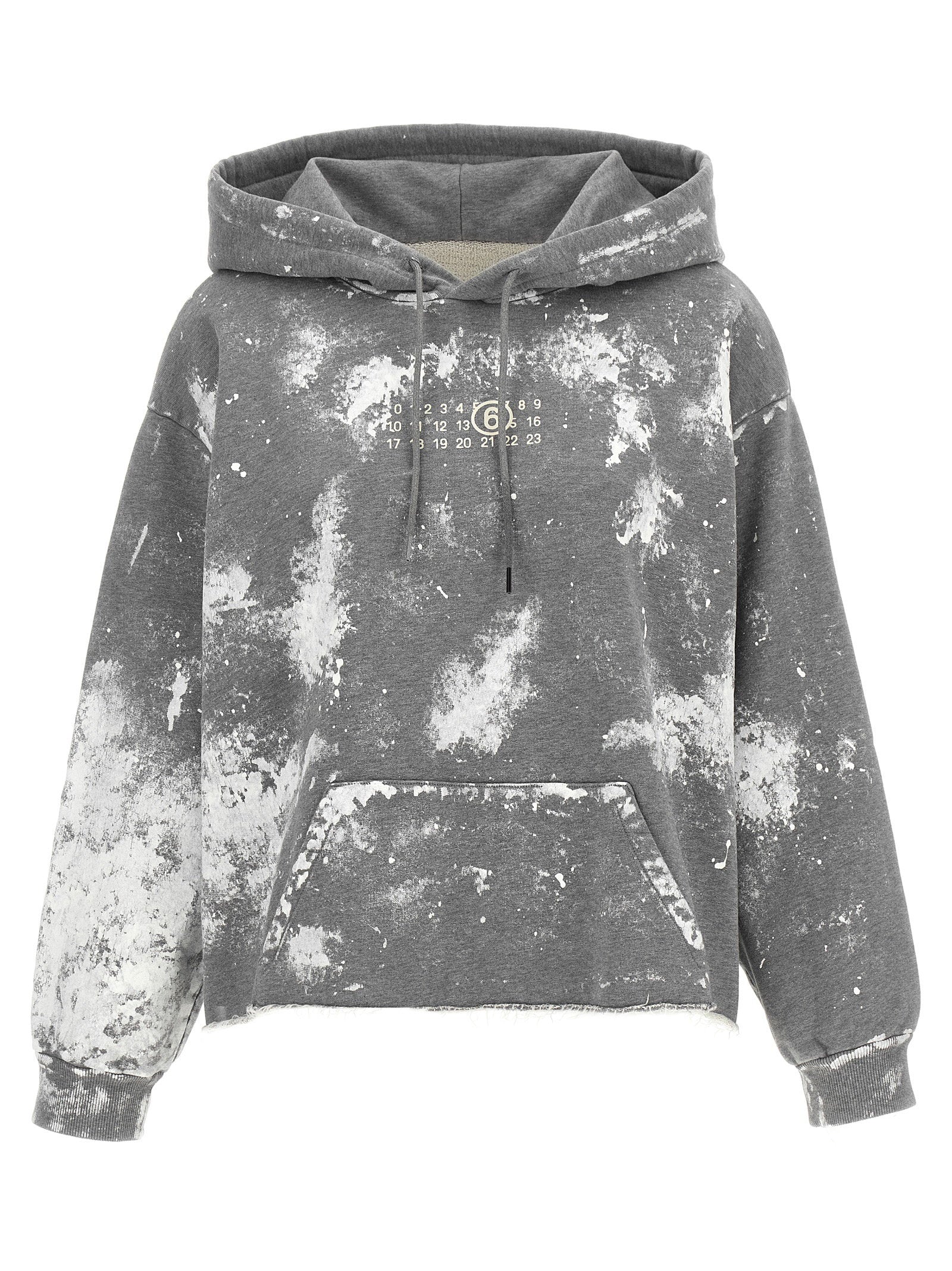 Mm6 Maison Margiela Women's Numeric Signature Mm6 Hoodie