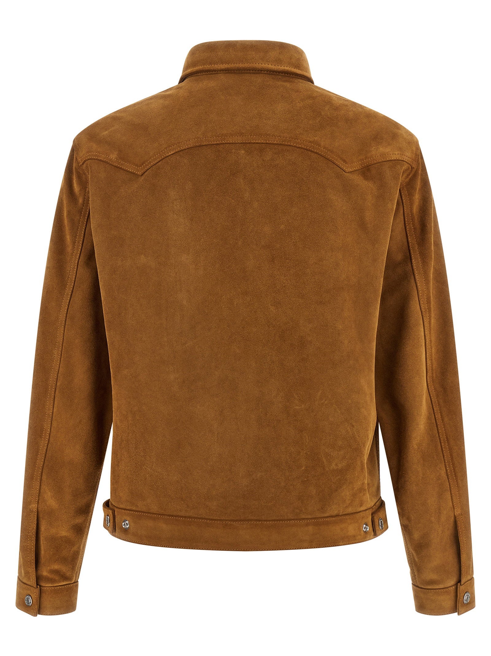 Dsquared2 Men's Suede Boxy Shirt Jacket