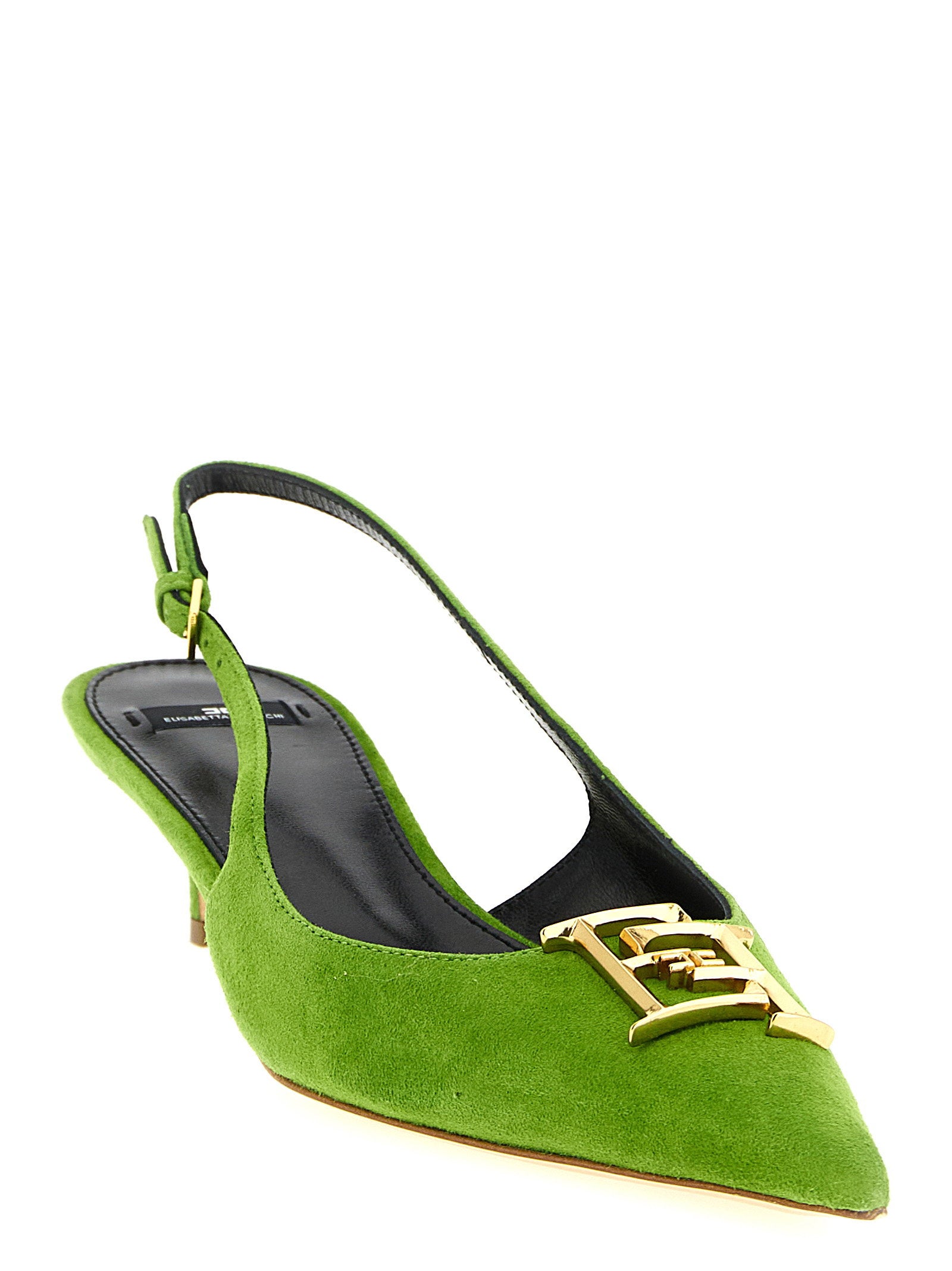 Elisabetta Franchi Women's Suede Slingbacks