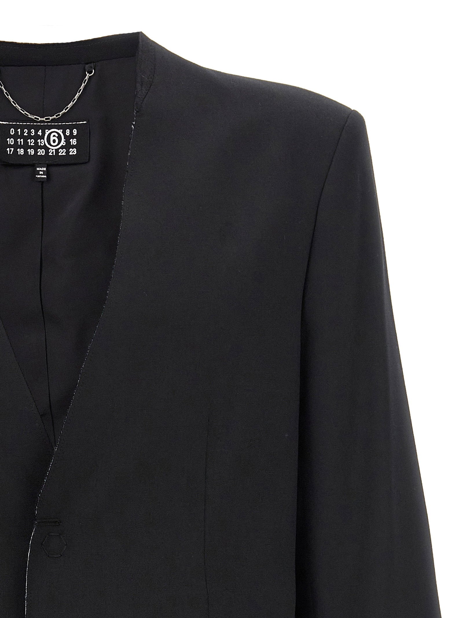 Mm6 Maison Margiela Men's Single-Breasted Blazer