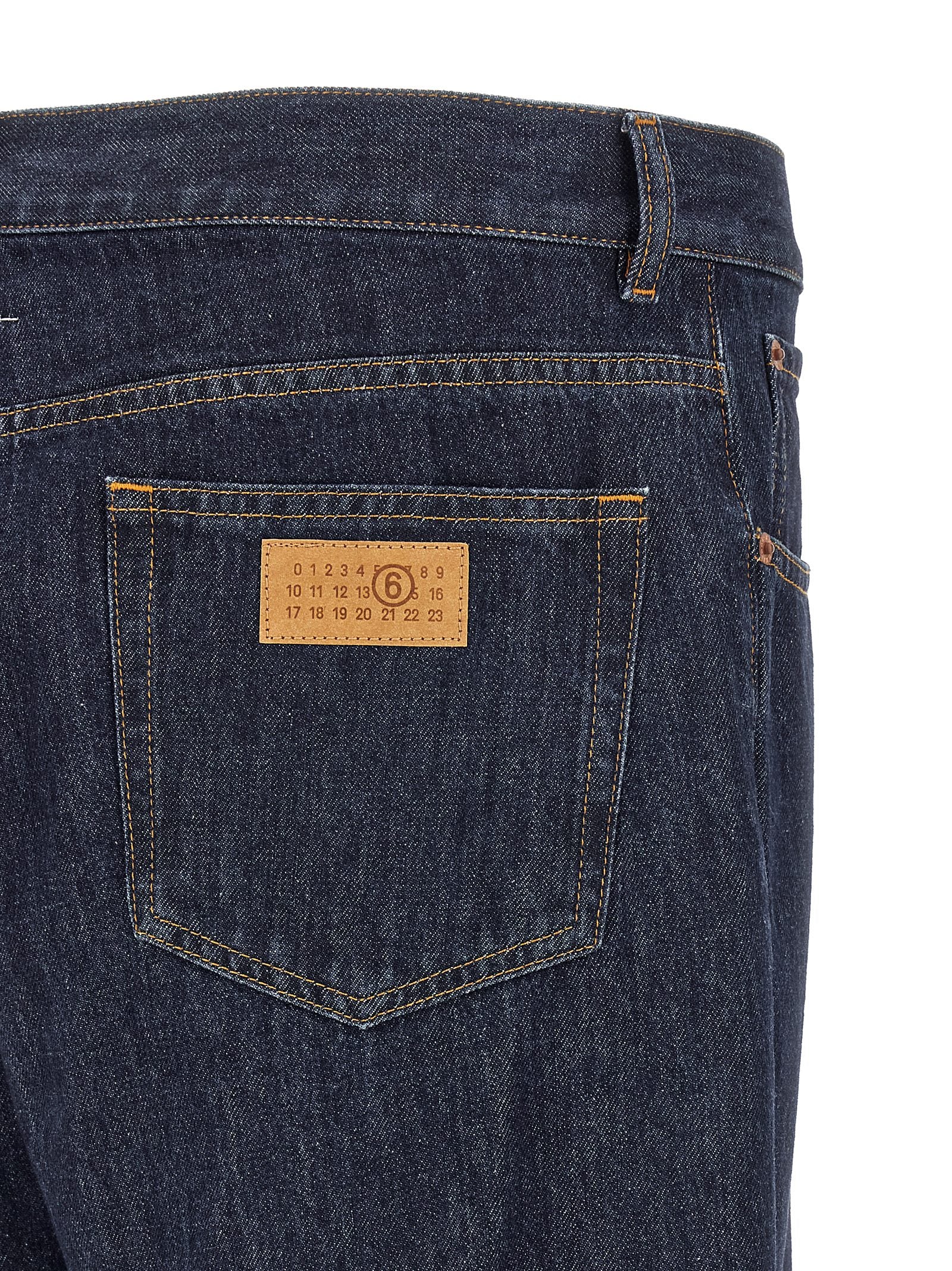 Mm6 Maison Margiela Men's Patchwork Insert Jeans