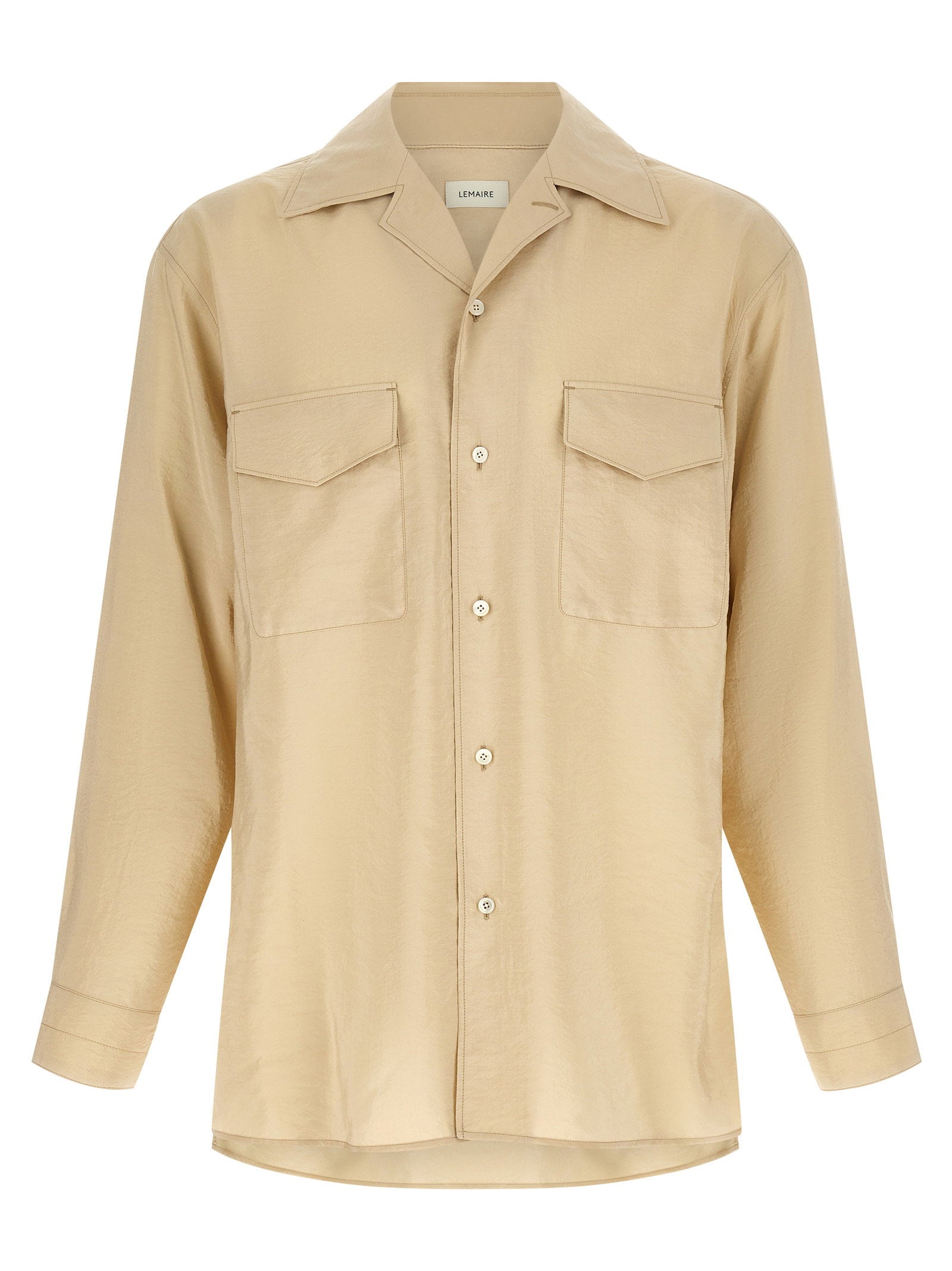 Lemaire Men's Convertible Collar Shirt