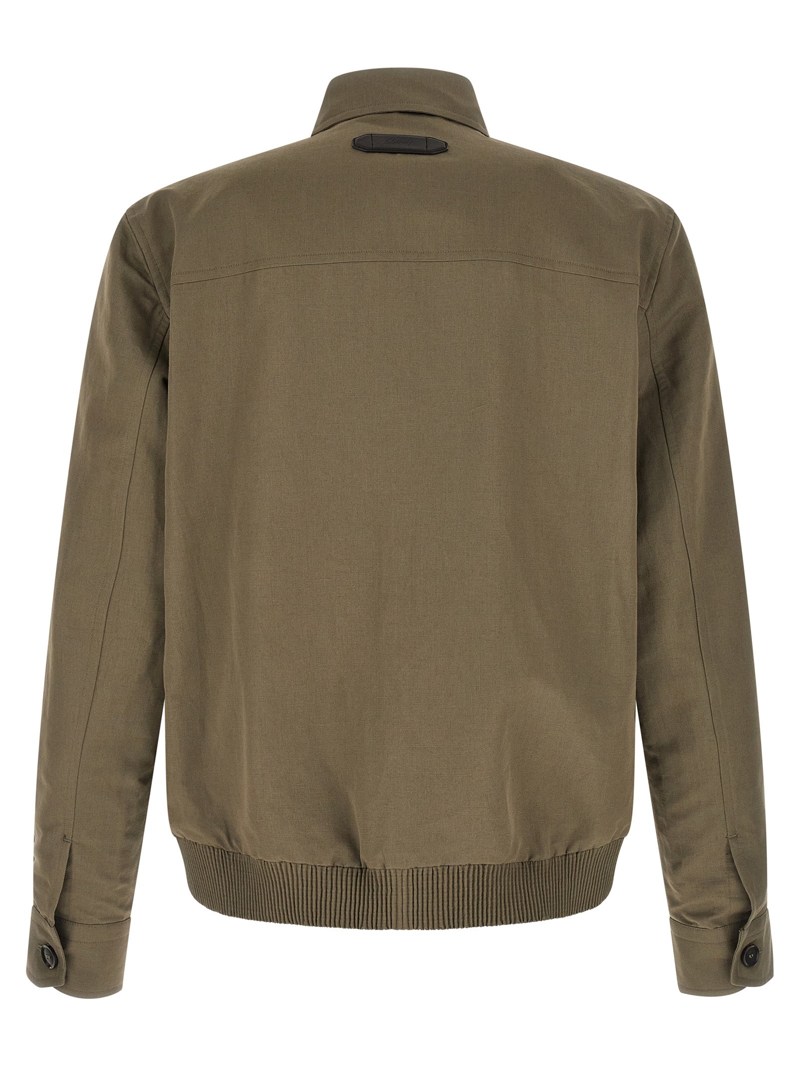 Brioni Men's Linen Cotton Blouson