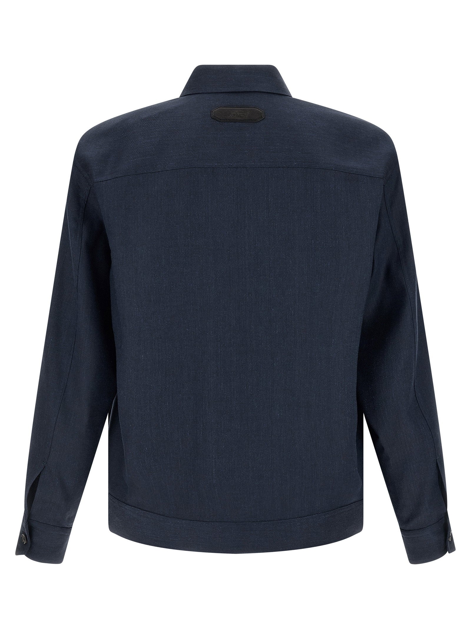 Brioni Men's Linen Wool Blouson