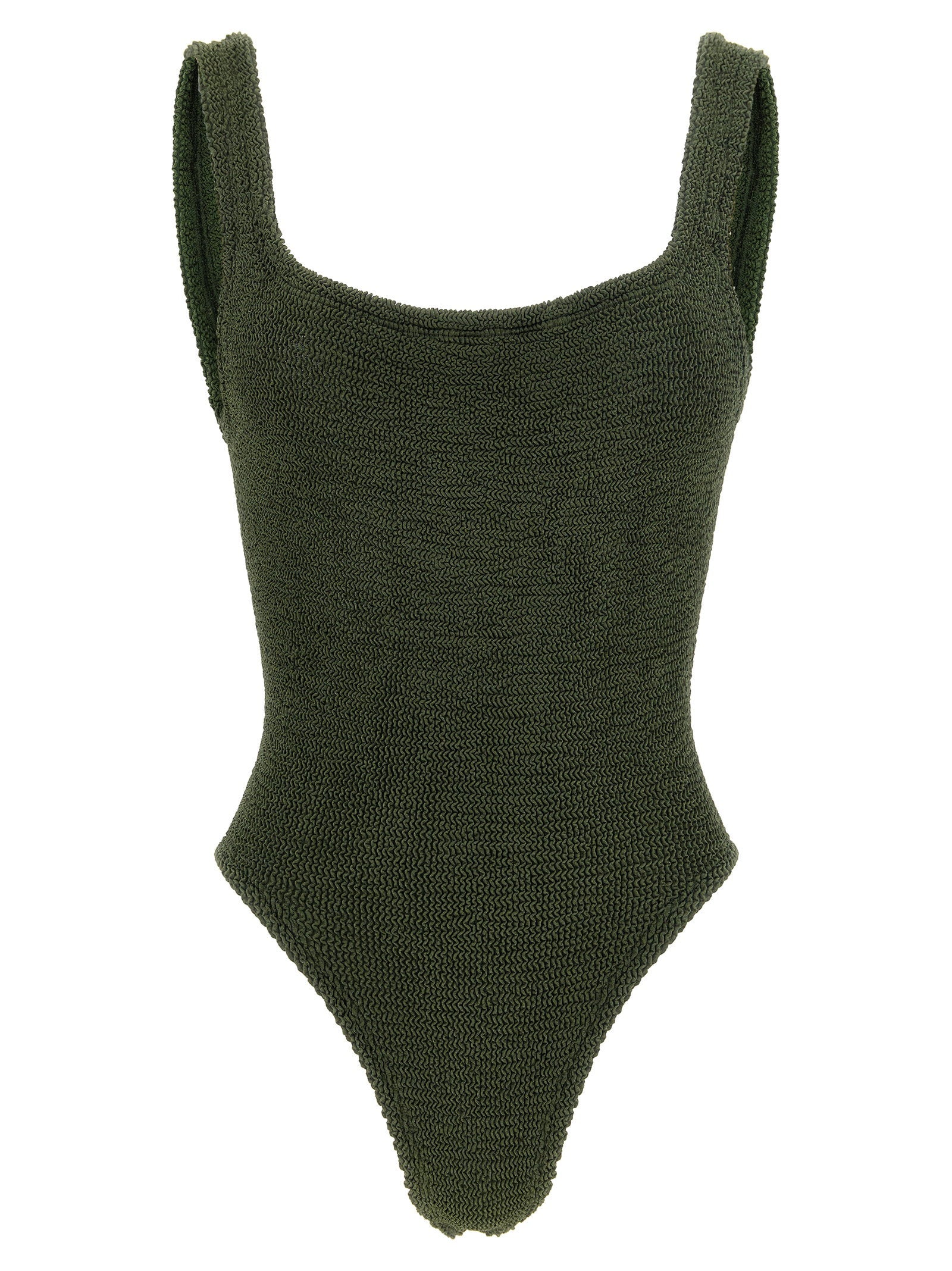 Hunza G Women's Square Neck One-Piece Swimsuit