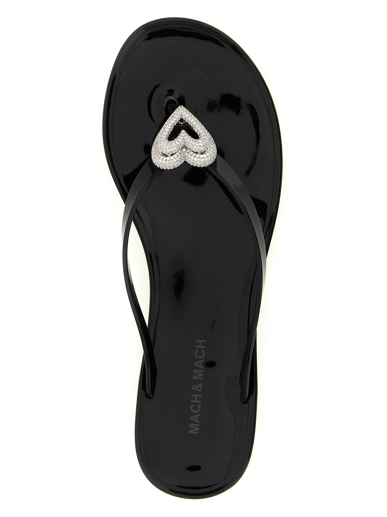 Mach & Mach Women's Double Heart Sandals